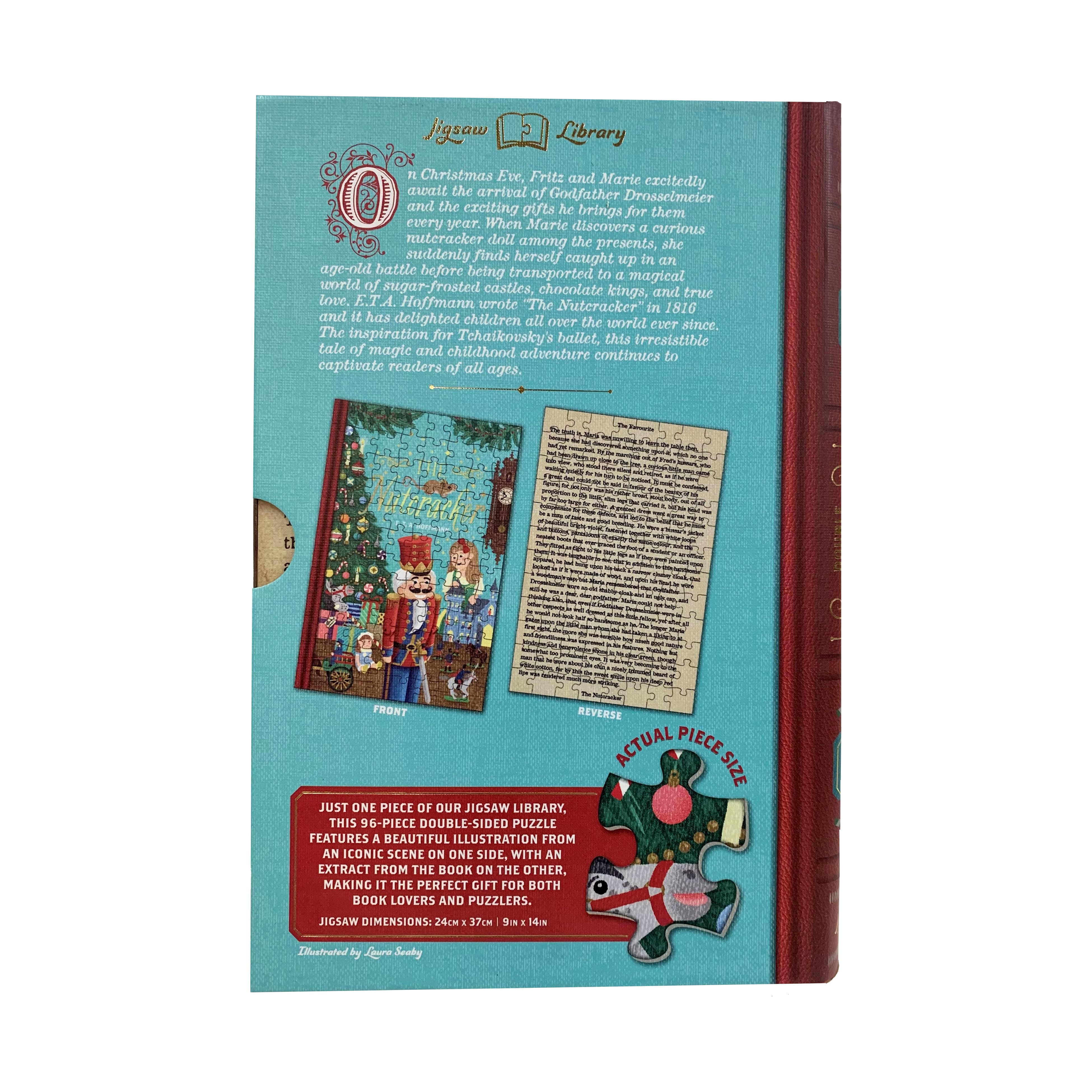 E.T.A. Hoffman's The Nutcracker Double-Sided Jigsaw Puzzle: 96 Pcs