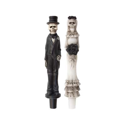 10" Skeleton Bride & Groom Taper Candles, 2ct. by Ashland®