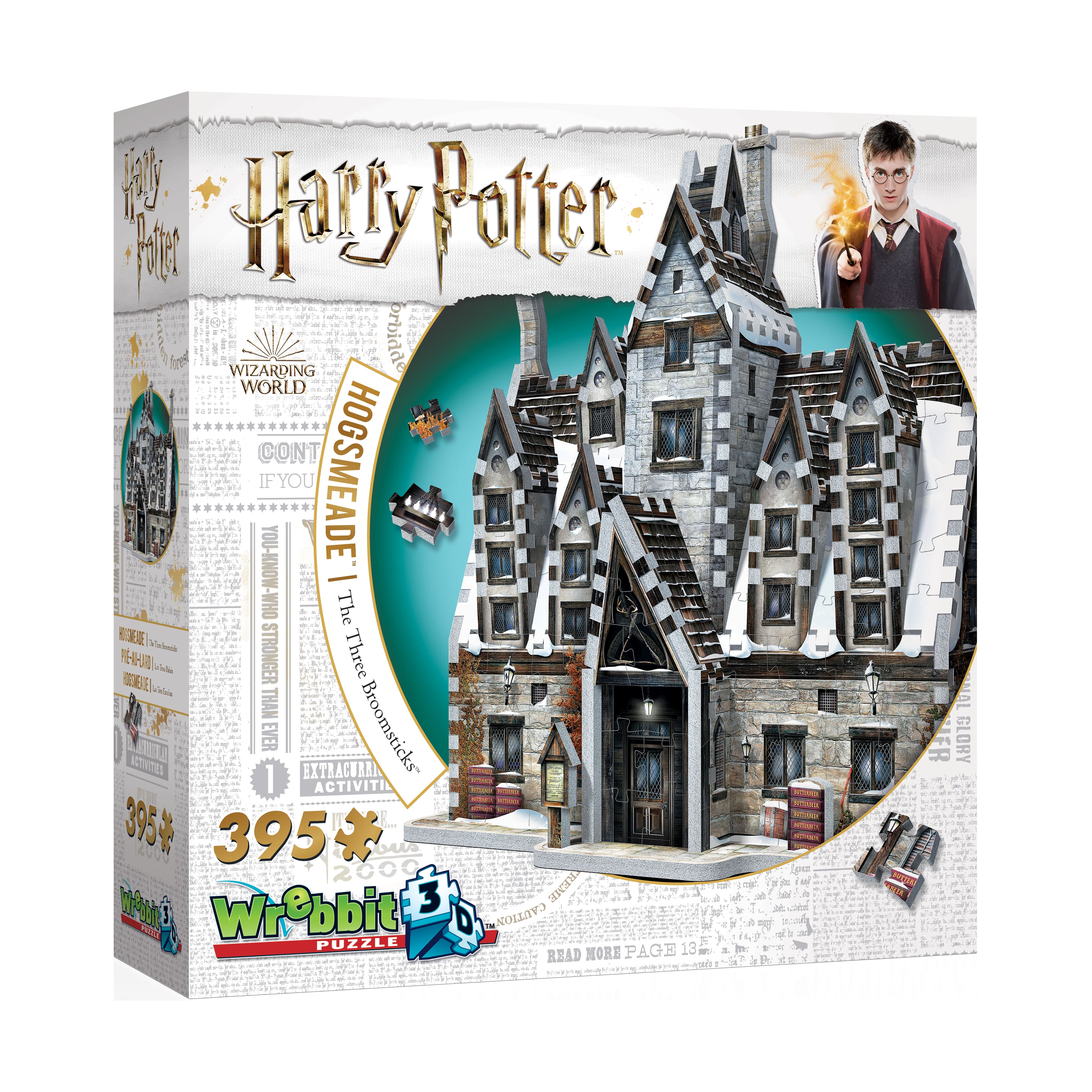 Harry Potter&#x2122; Hogsmeade&#x2122; The Three Broomsticks&#x2122; 395 Piece 3D Puzzle