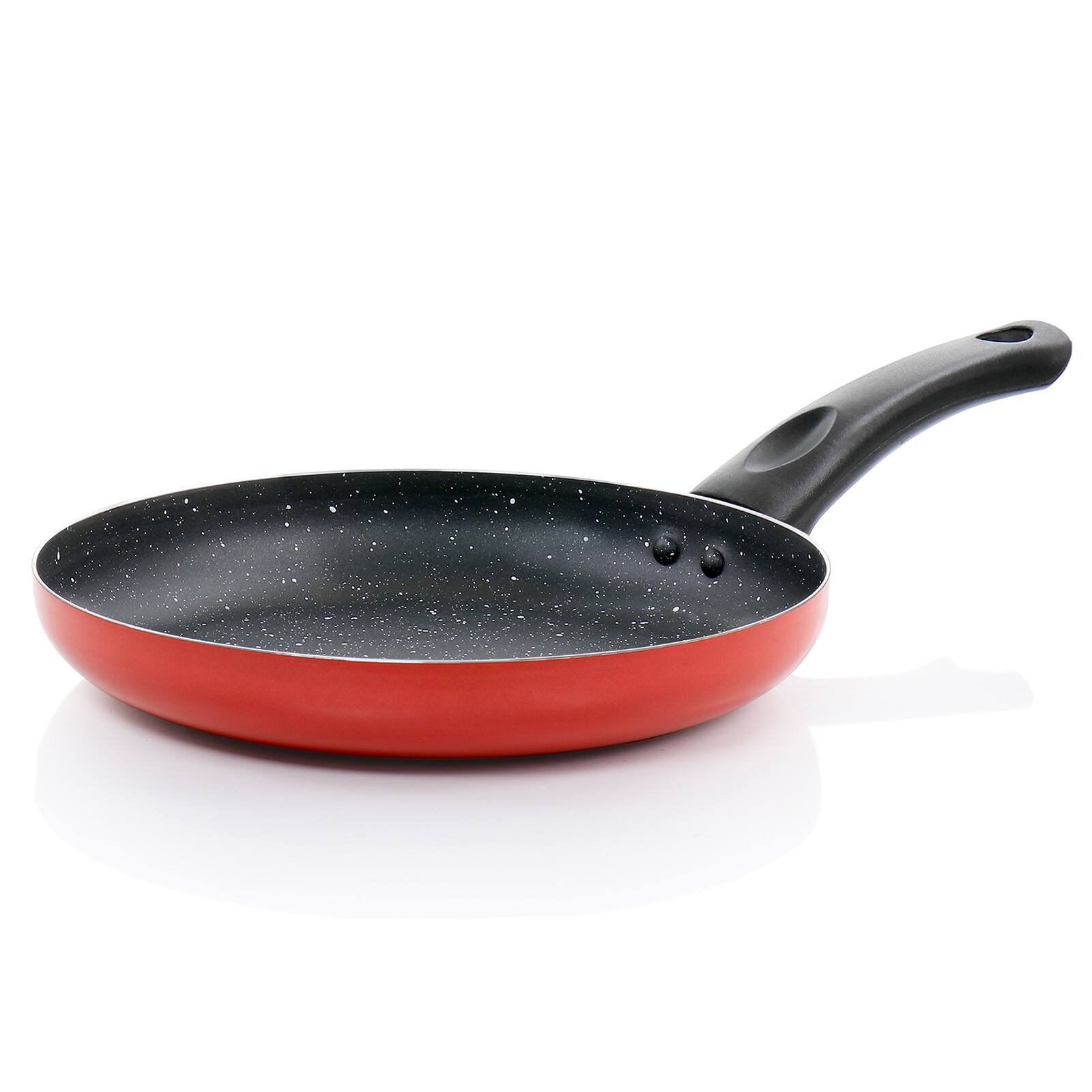 Oster Luneta 9.5" Red Aluminum Nonstick Frying Pan
