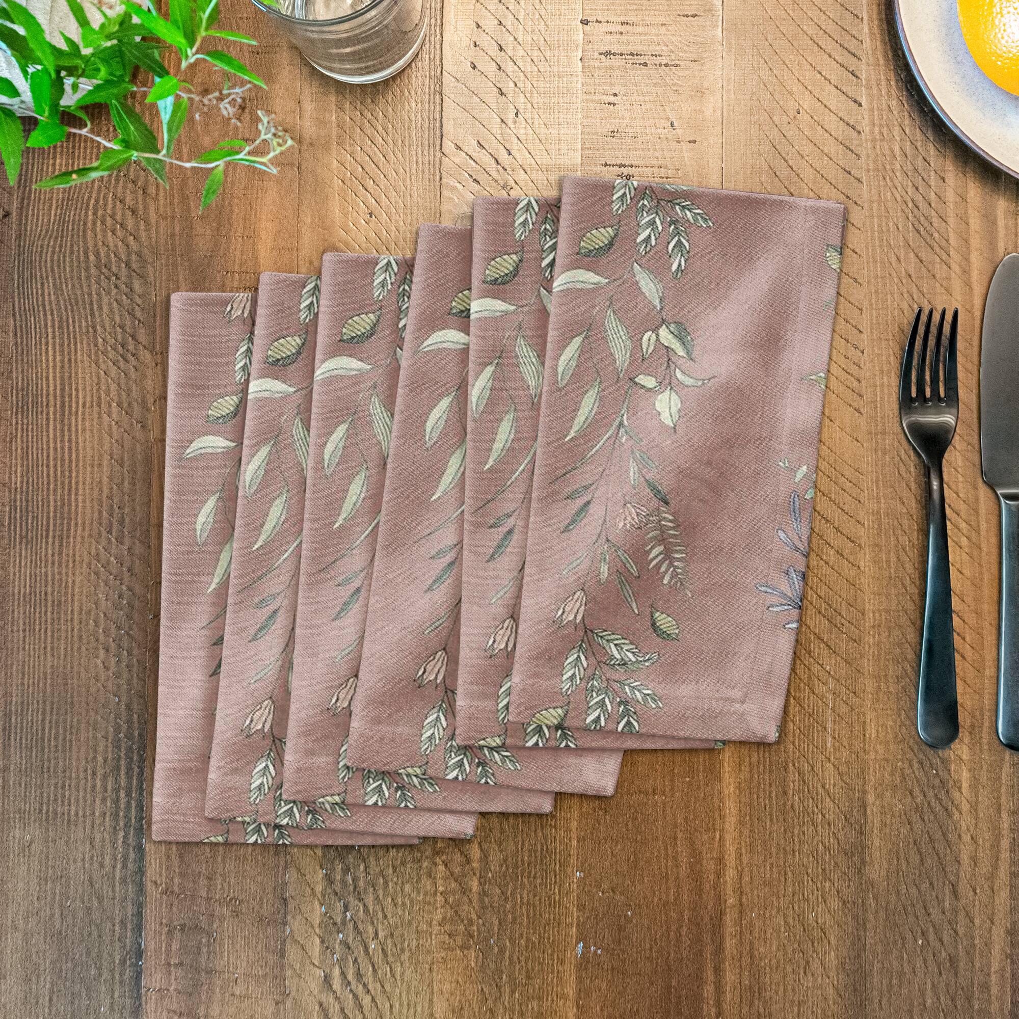 Vines Cotton Twill Napkin