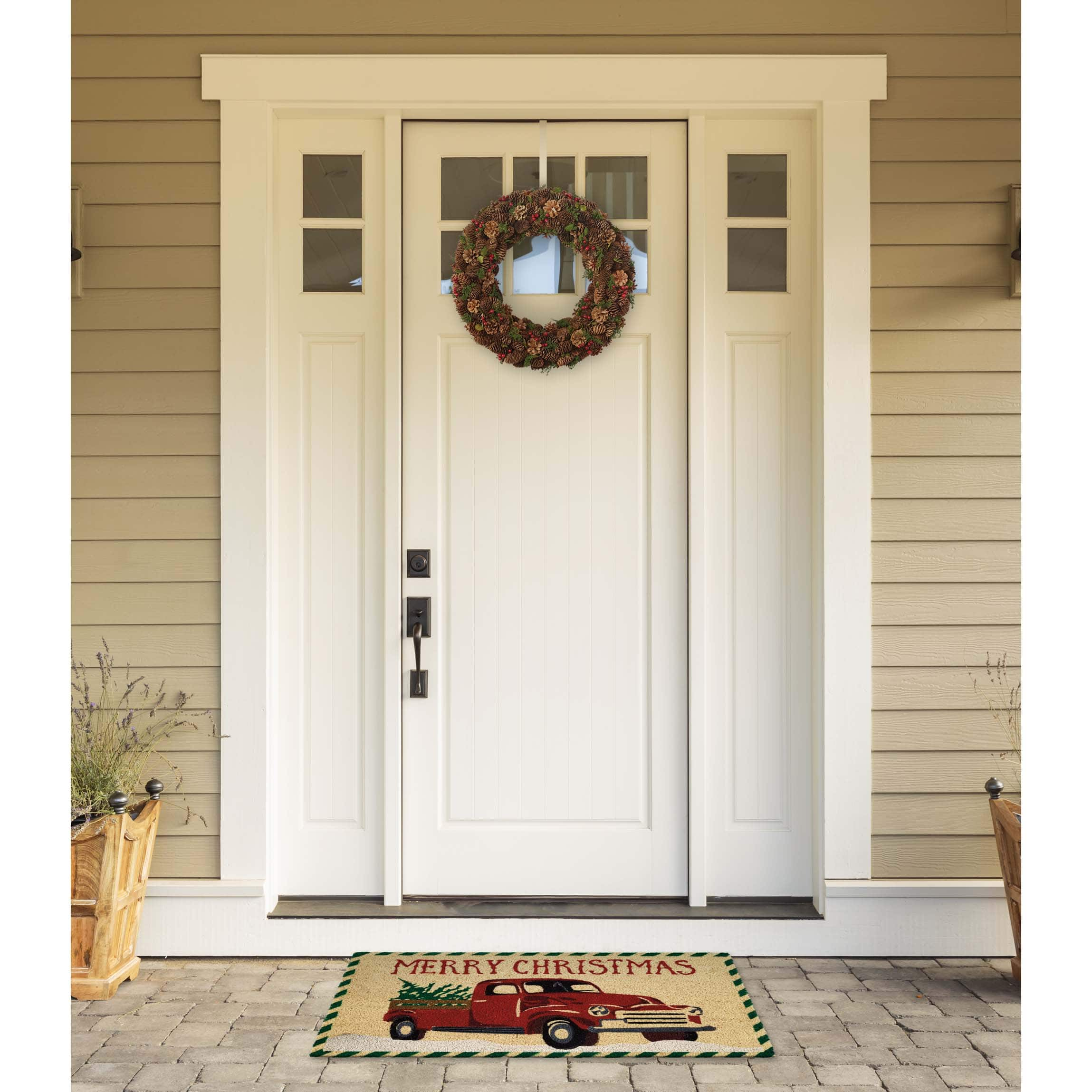 DII&#xAE; Merry Christmas Truck Doormat