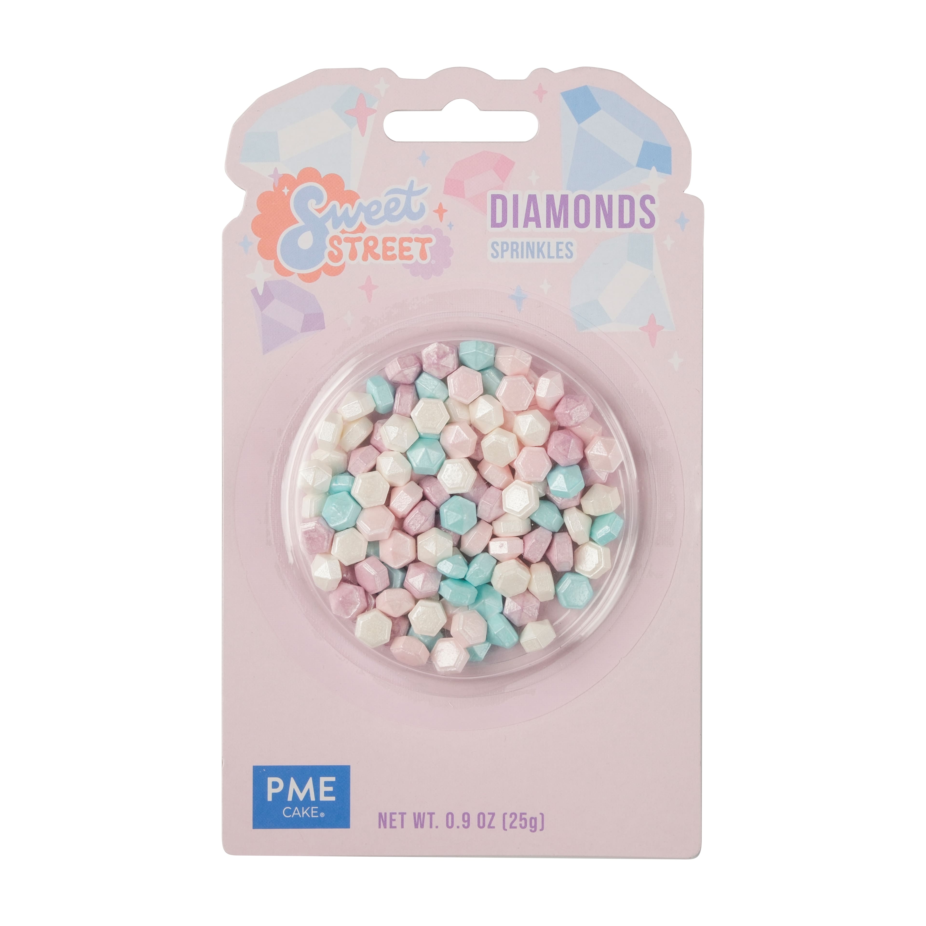 PME Cake Sweet Street&#xAE; Pastel Diamond Sprinkles