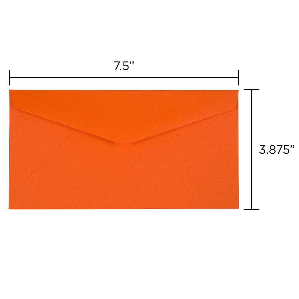 JAM Paper 3.875&#x22; x 7.5&#x22; Brite Hue Monarch Envelopes, 50ct.