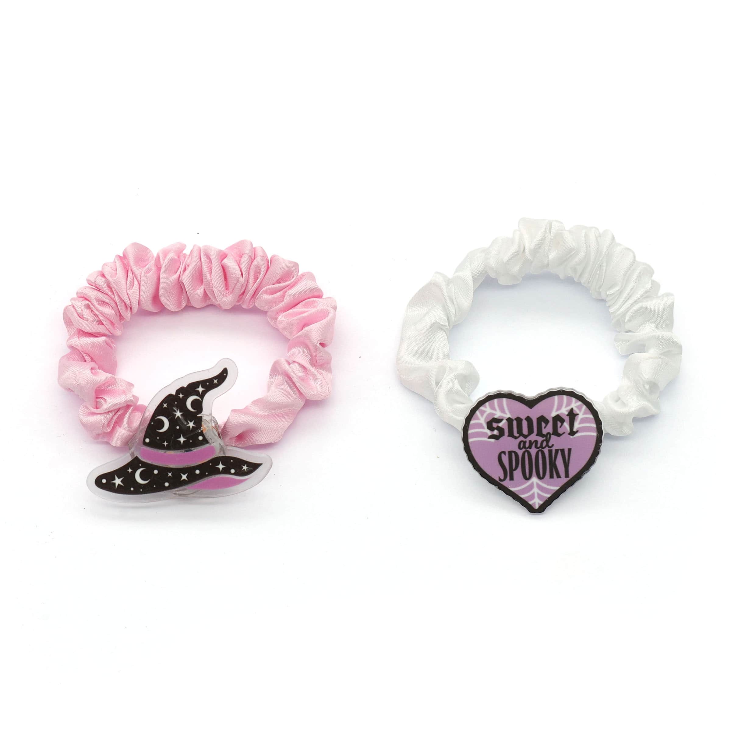 Witch Hat &#x26; Heart Light-Up Scrunchies