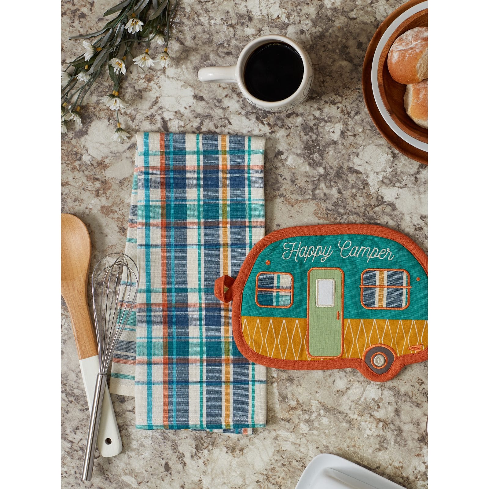 DII® Happy Camper Potholder Set