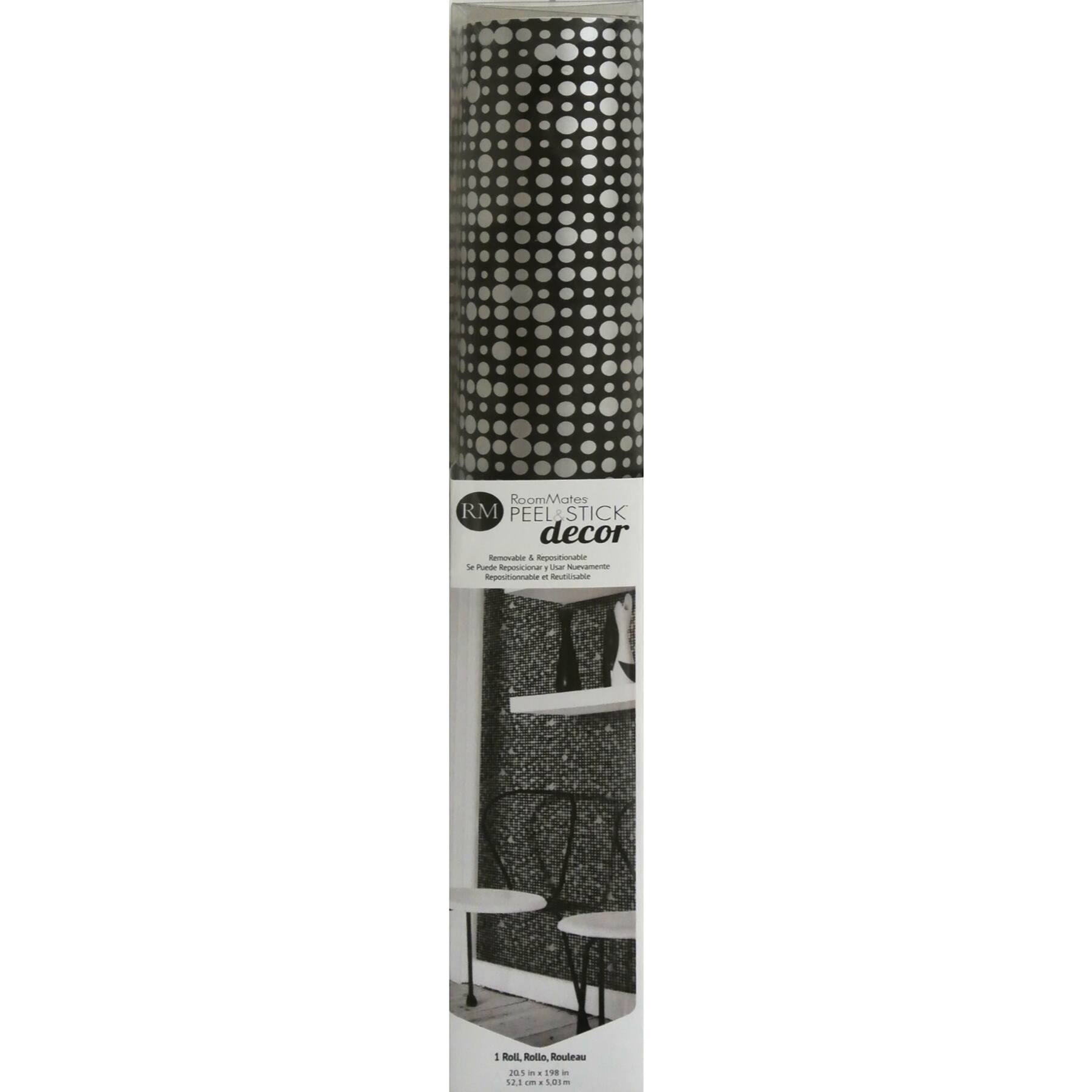 RoomMates All Over Circles Peel & Stick Wallpaper