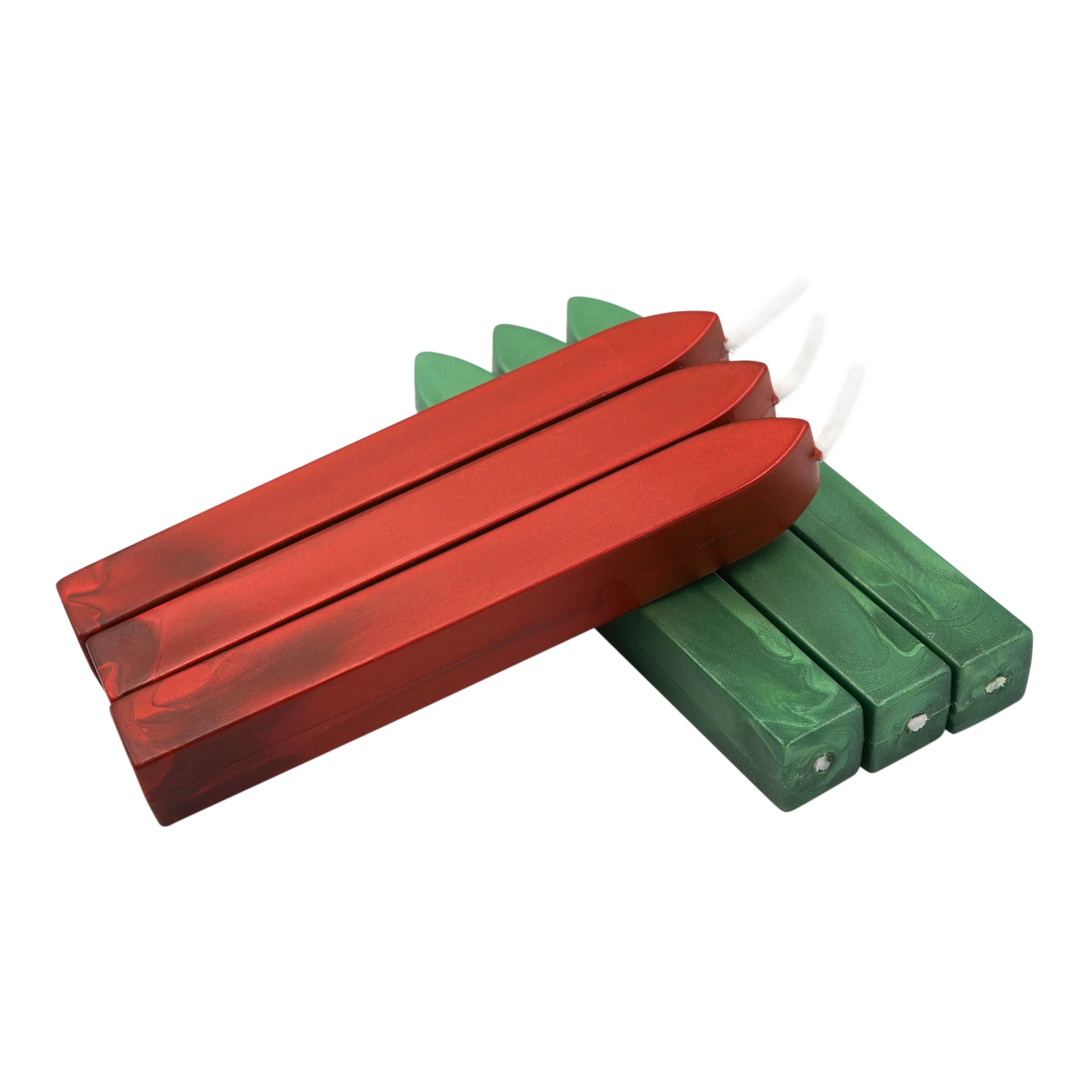 Red &#x26; Green Sealing Wax Stick Set by Recollections&#x2122;