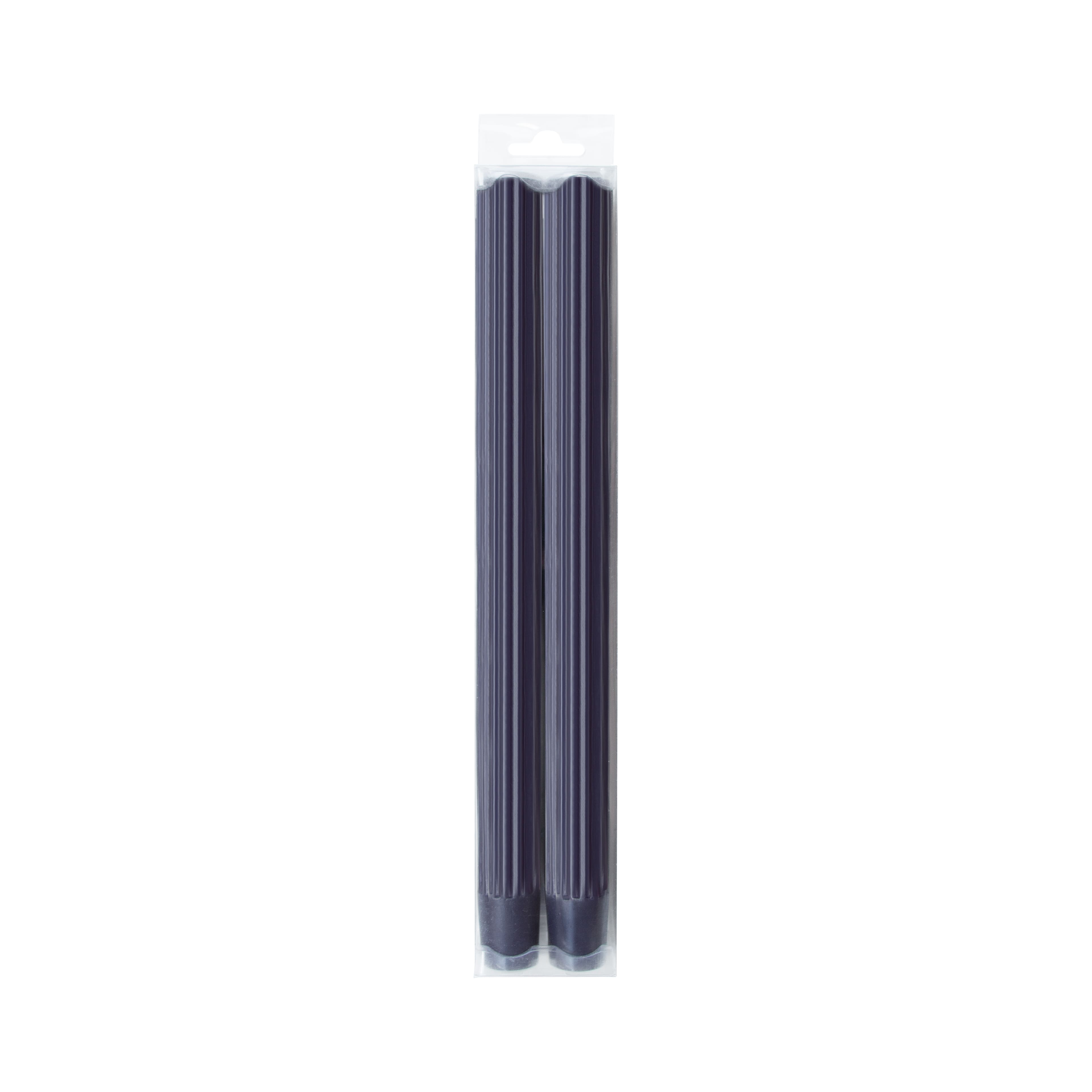 10&#x22; Unscented Ribbed Taper Candles, 2ct. by Ashland&#xAE;