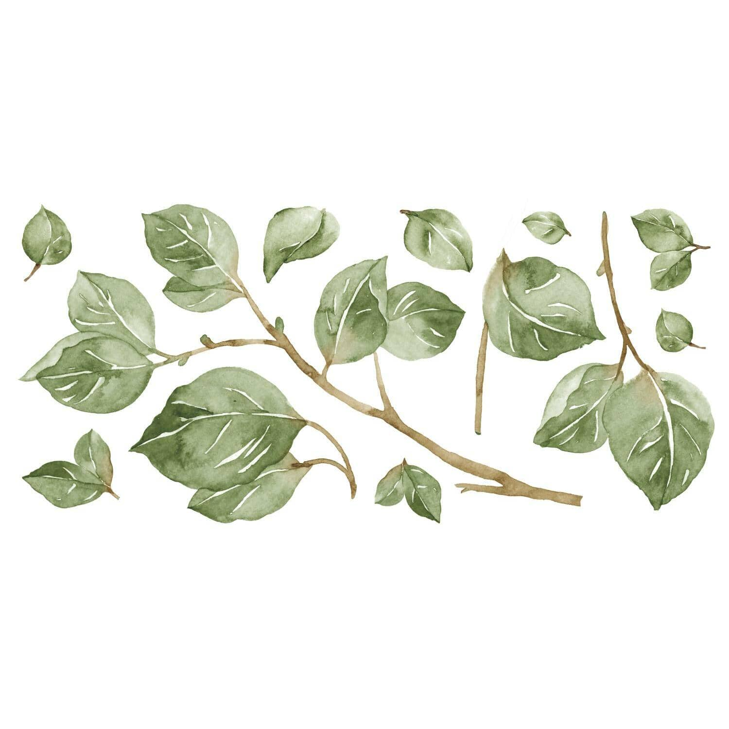 RoomMates Leaf Twig Peel &#x26; Stick Giant Wall Decals