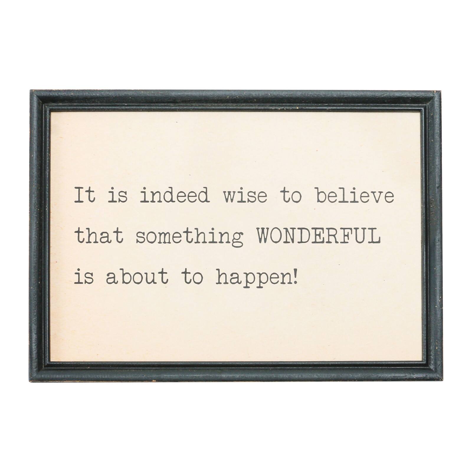 Hello Honey® Inspirational Quotes Wooden Framed Wall Sign Set
