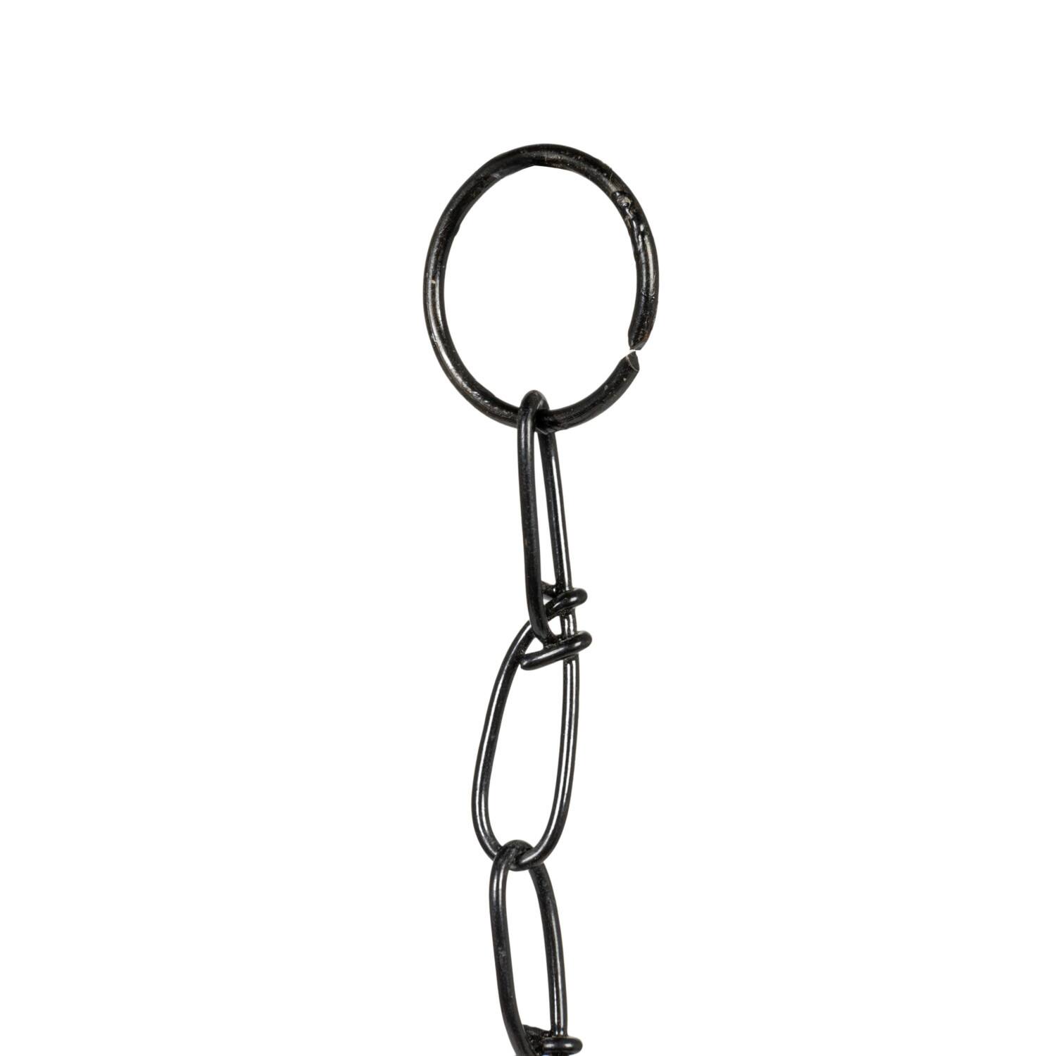 Hello Honey® Black & Golden Hanging Metal Hearts with Bells Wall Décor