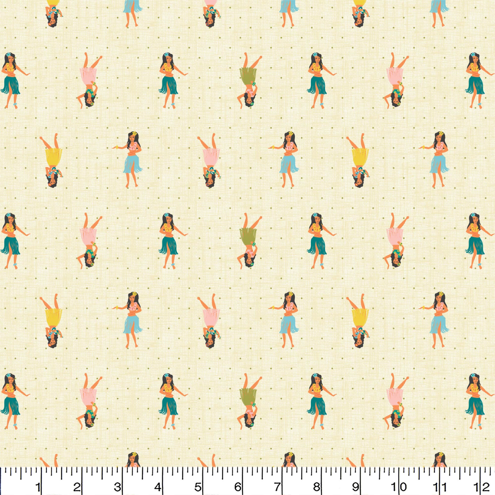 Camelot Fabrics Hula Girls Cotton Fabric