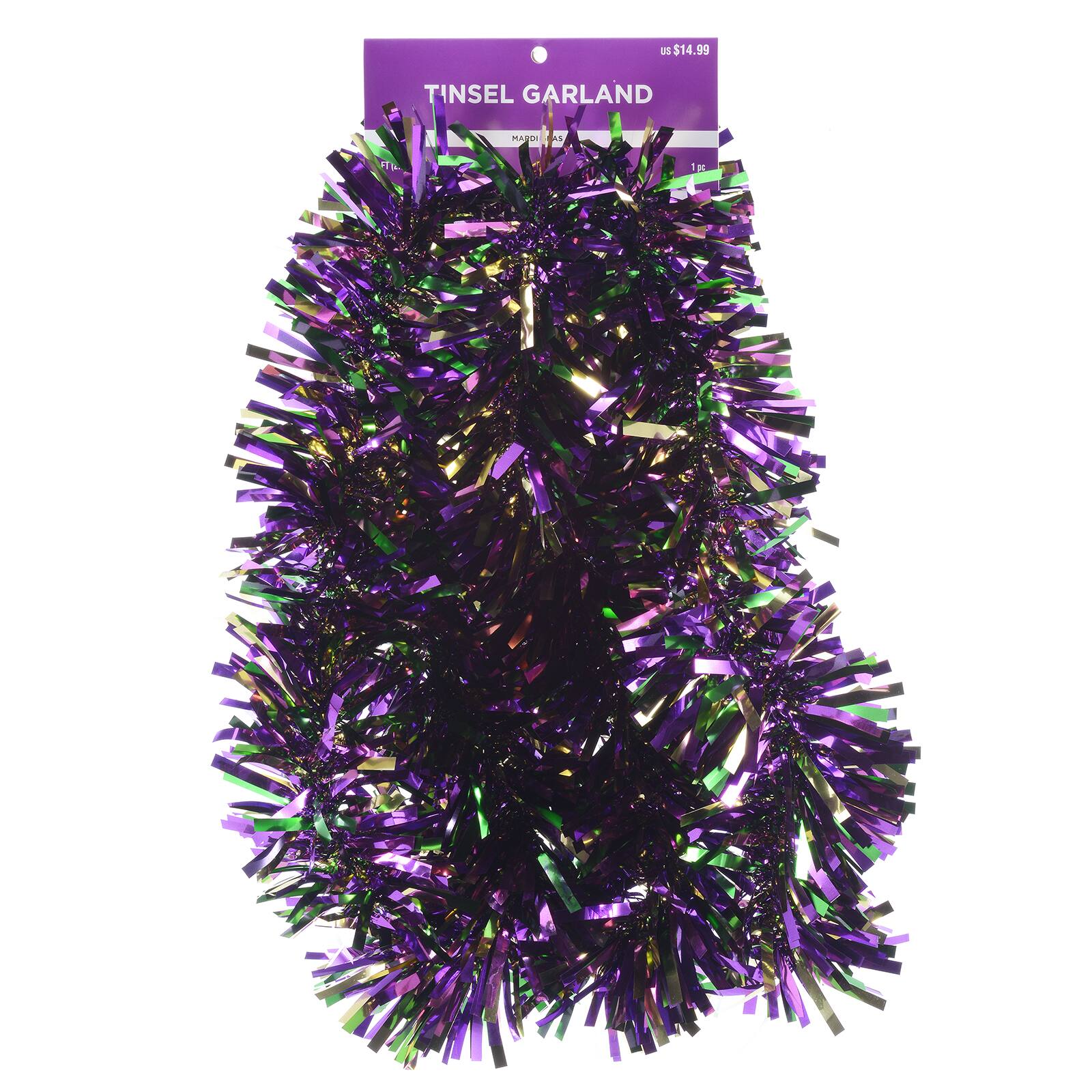 9ft. Mardi Gras Tinsel Garland by Ashland® Michaels