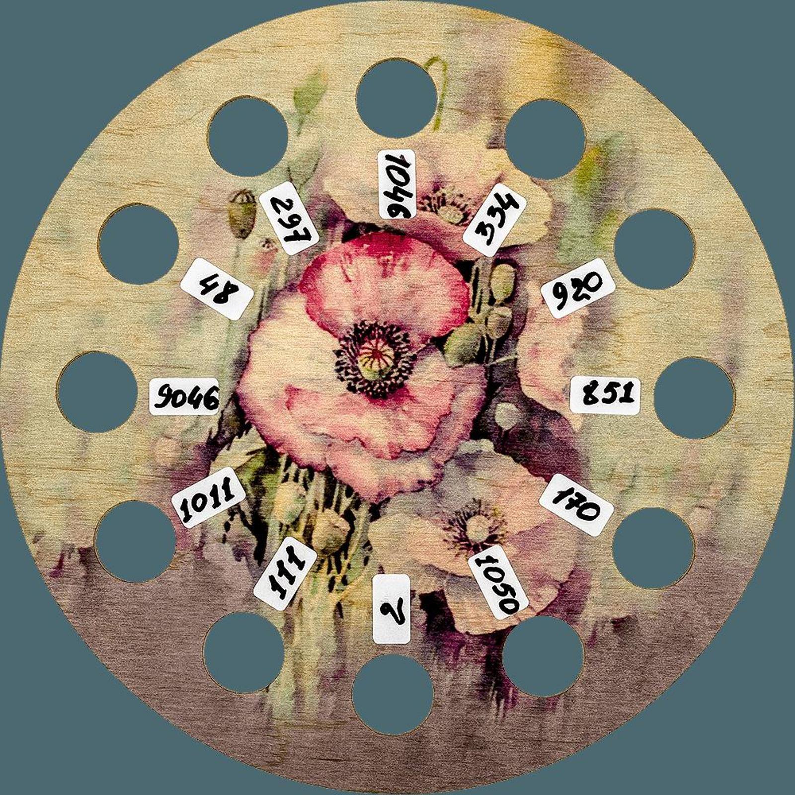 Wonderland Crafts 13mm x 7mm Stickers for Embroidery Organizers