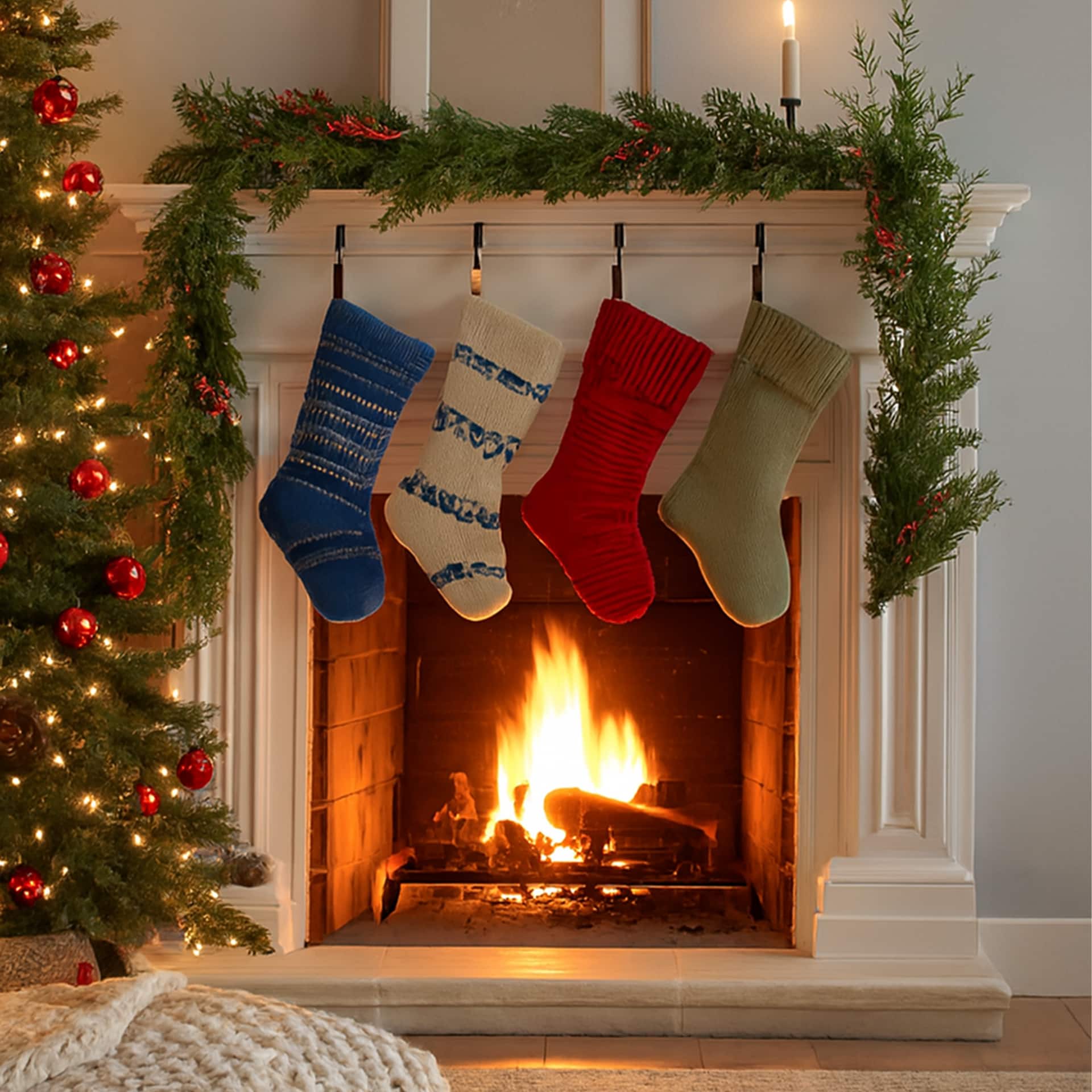 6ft. Pine & Red Berry Garland by Ashland®