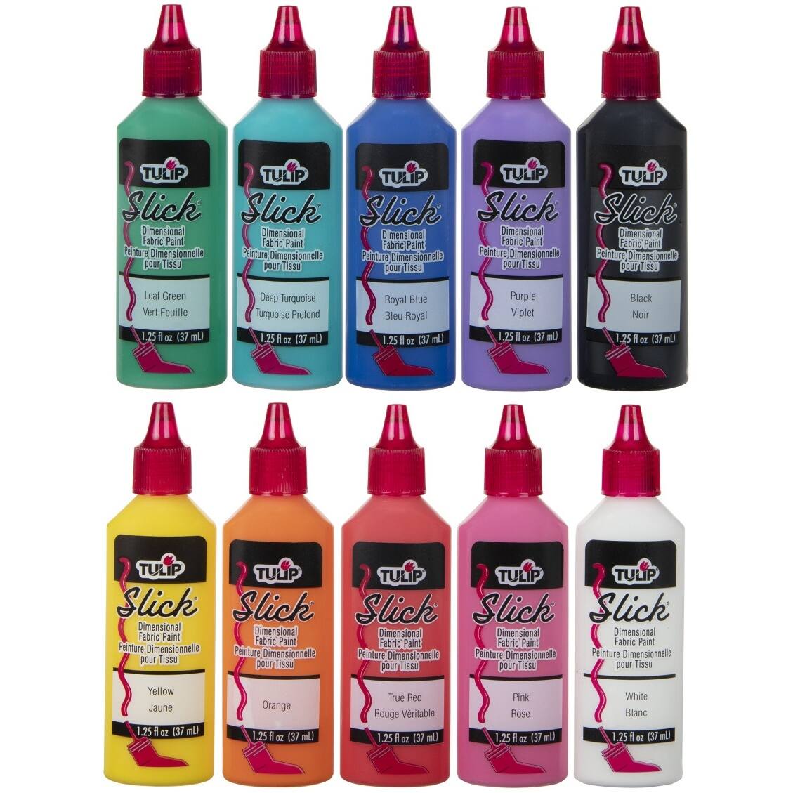 Tulip® Rainbow Color Collection Dimensional Fabric Paints