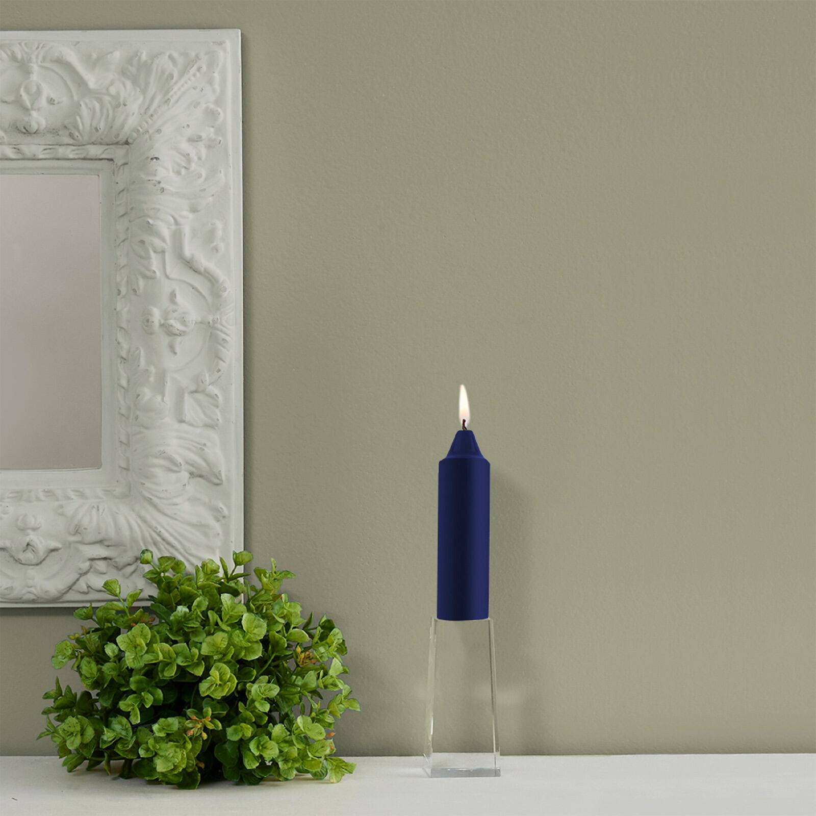 Root Candles 5" Unscented Smooth Collenette Taper Candles