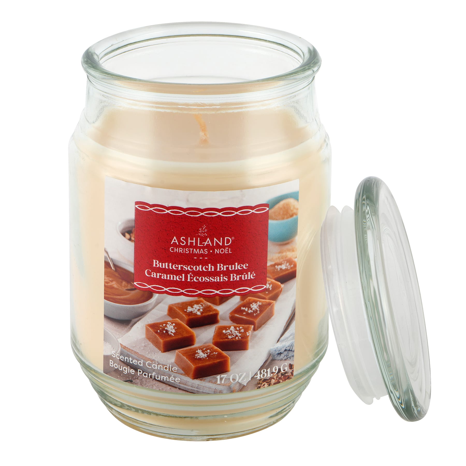 17oz. Butterscotch Brul&#xE9;e Scented Jar Candle by Ashland&#xAE;