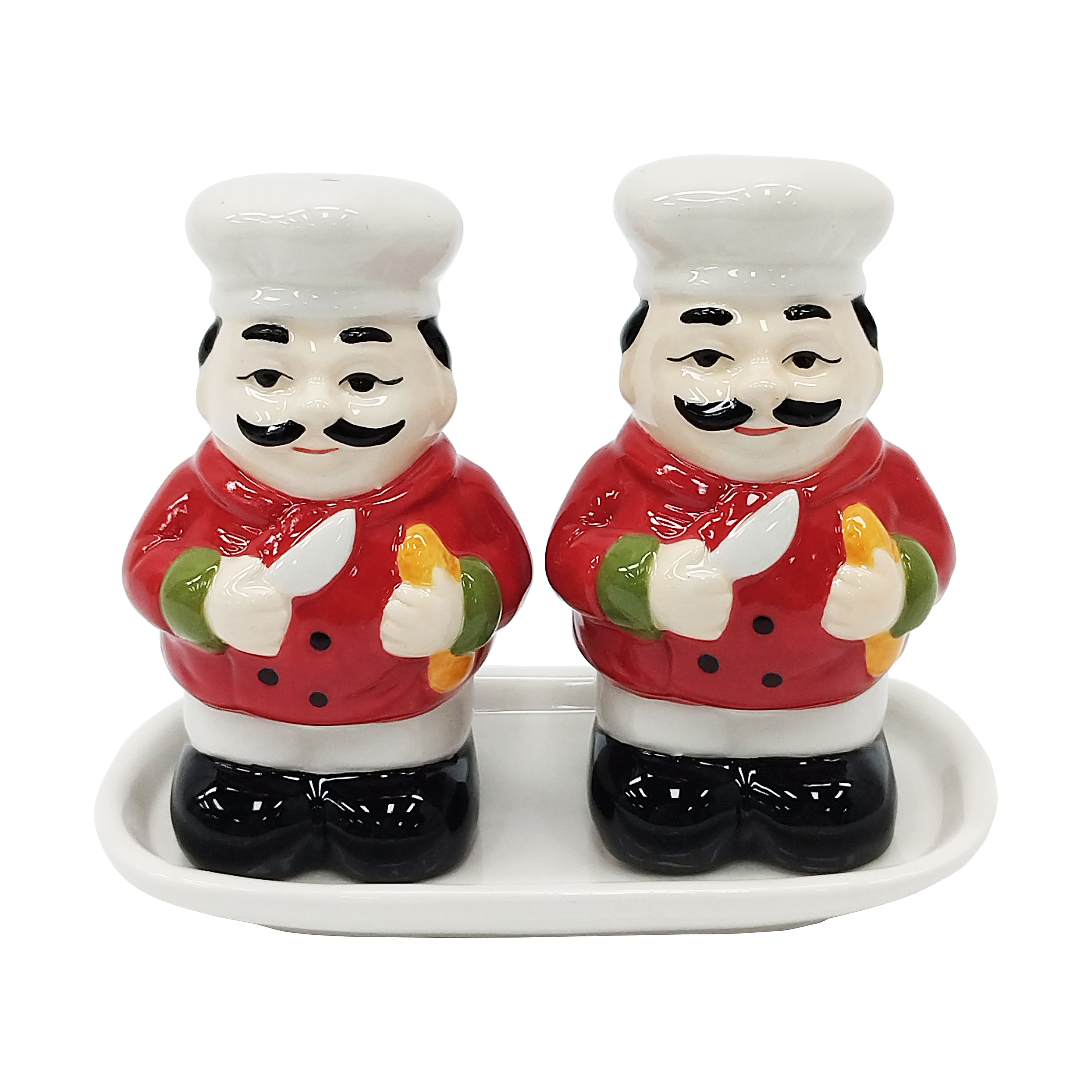 Chef Ceramic Salt &#x26; Pepper Shaker Set by Ashland&#xAE;