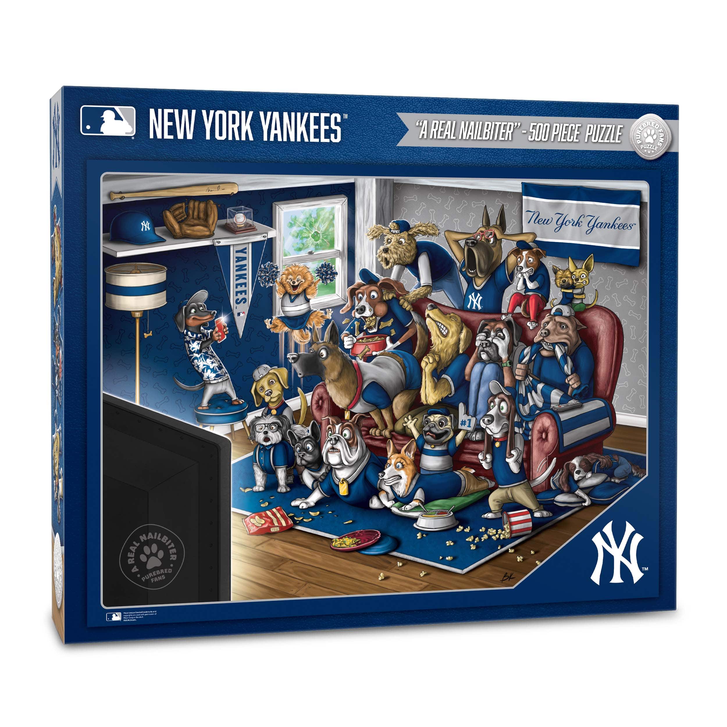 MLB Purebred Fans A Real Nailbiter 500 Piece Puzzle