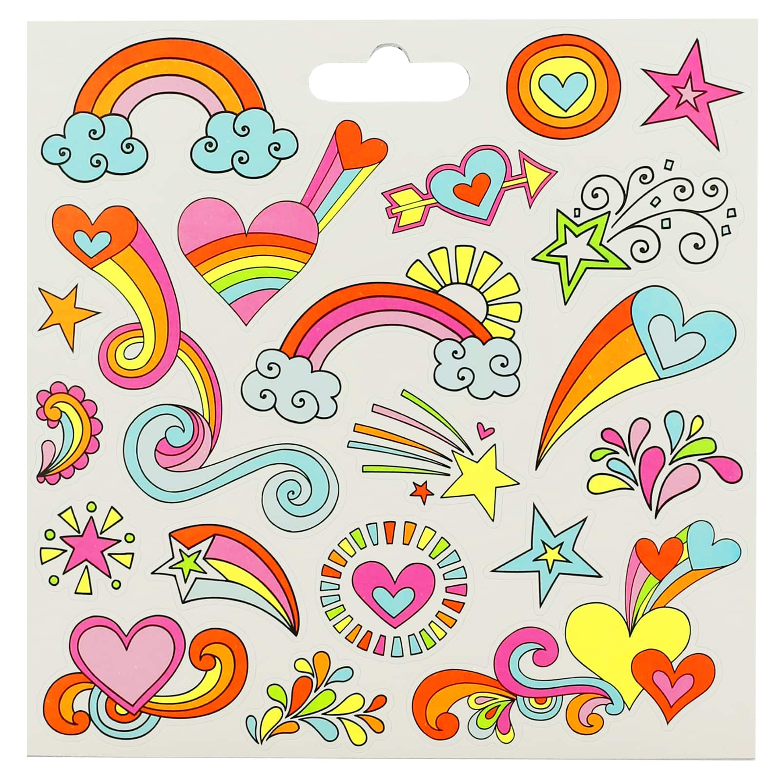 Hearts &#x26; Stars Stickerland&#x2122; Mini Sticker Pad