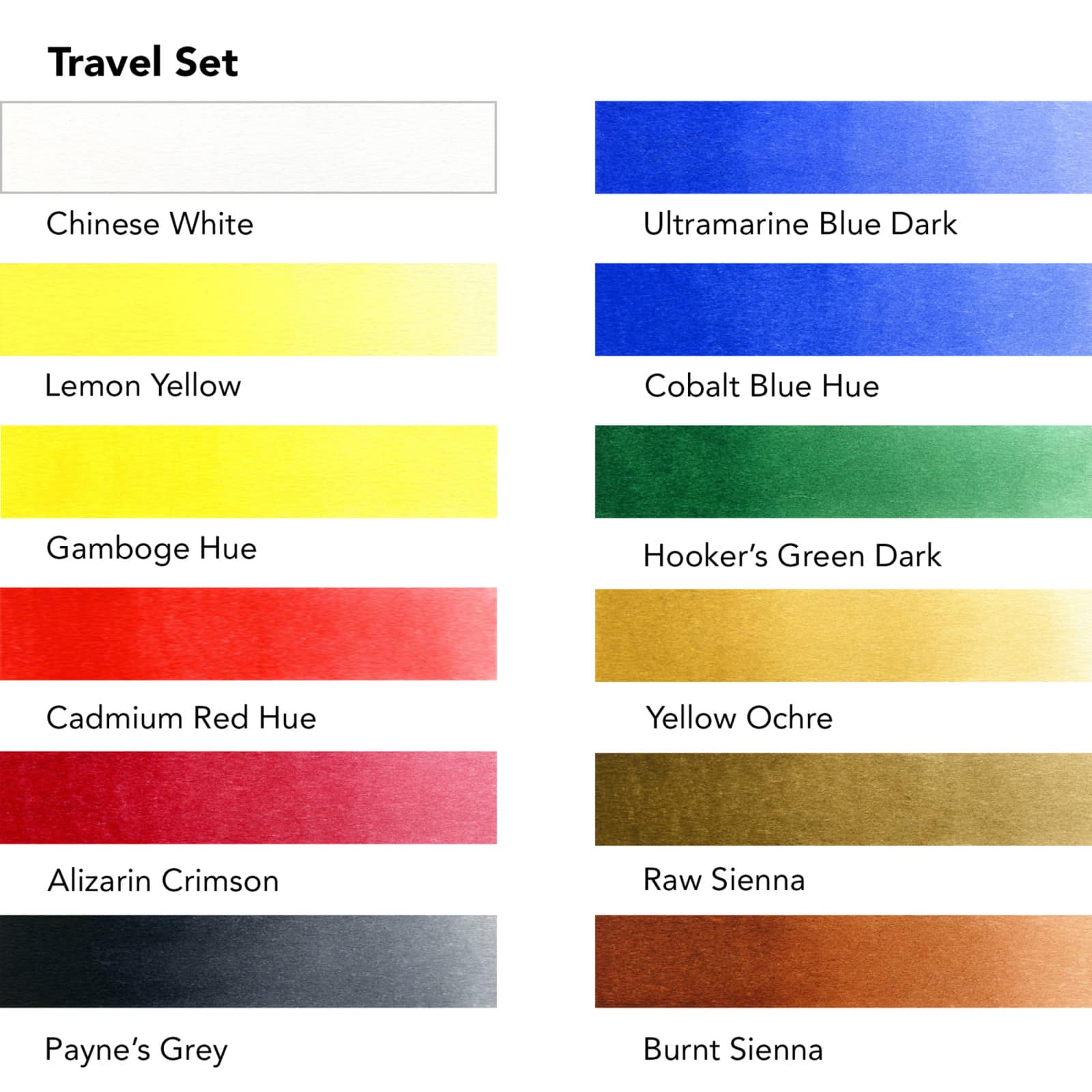 Daler-Rowney® Aquafine Half Pan Travel 12 Color Watercolor Set