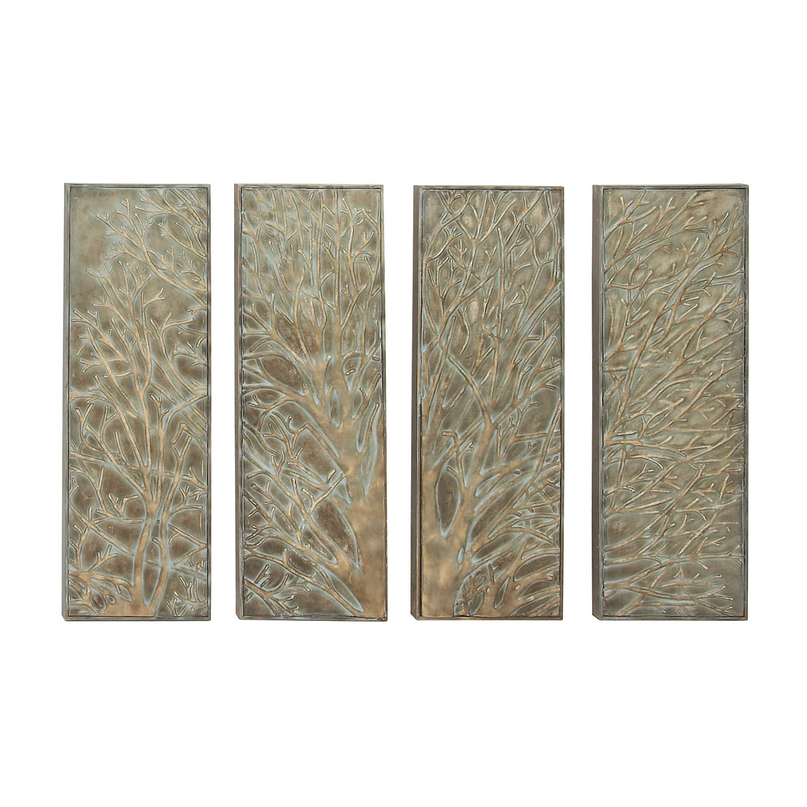 Green Metal Rustic Wall Décor Accent Set