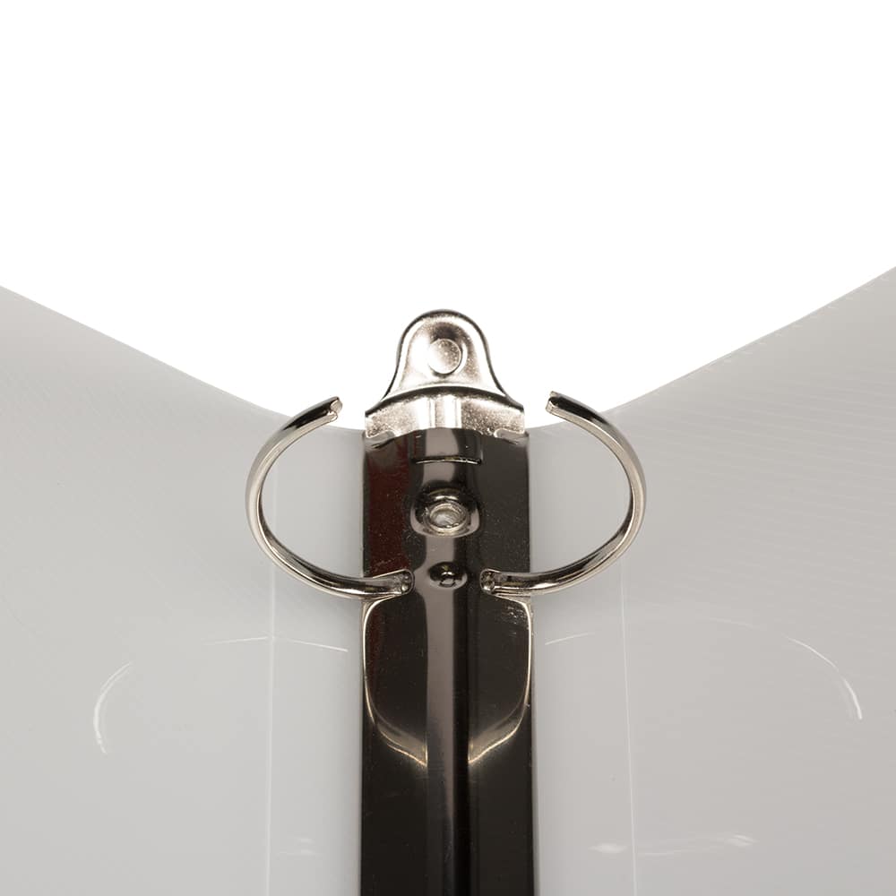 JAM Paper 1.5&#x22; Glass Twill Plastic 3-Ring Binder