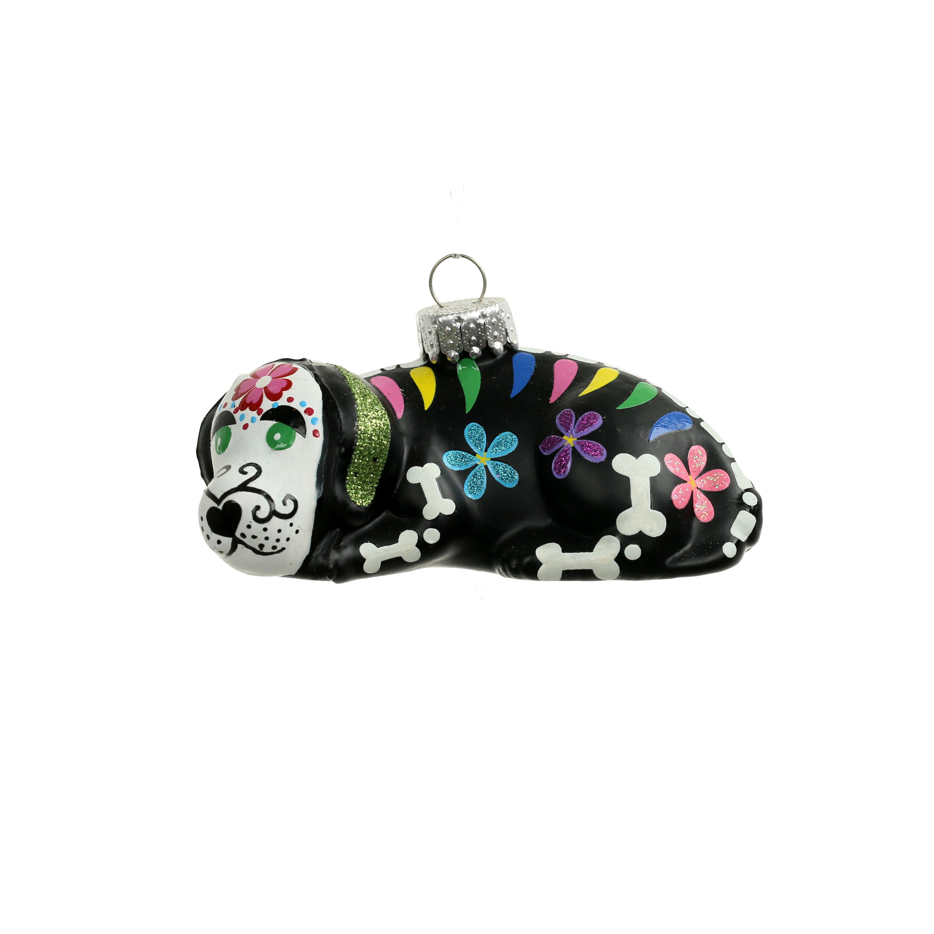 Assorted Day of the Dead Glass Skeleton Animal Ornament, 1pc. by Ashland&#xAE;