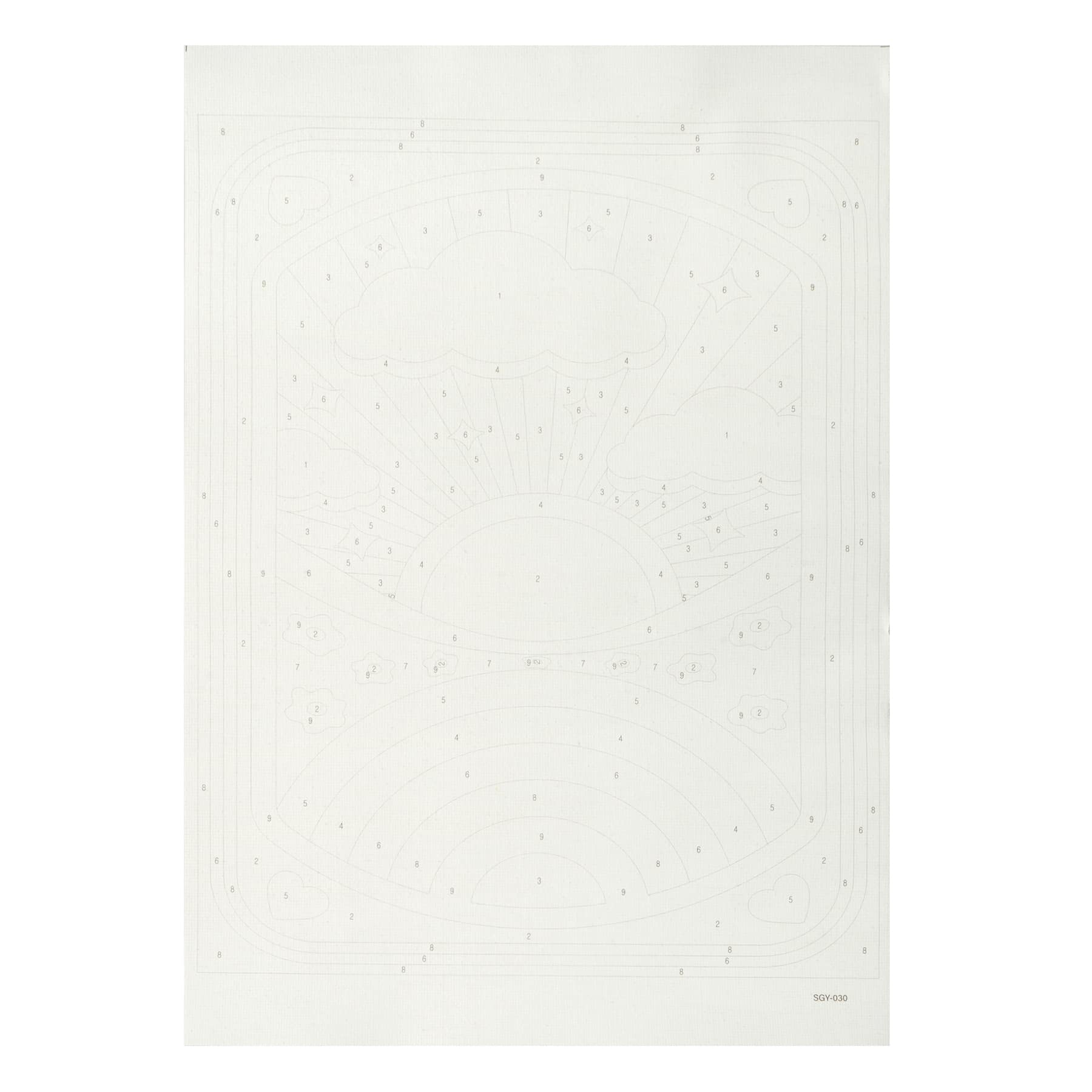 8" x 10" Groovy Sun Paint-by-Number Kit by Artist's Loft®