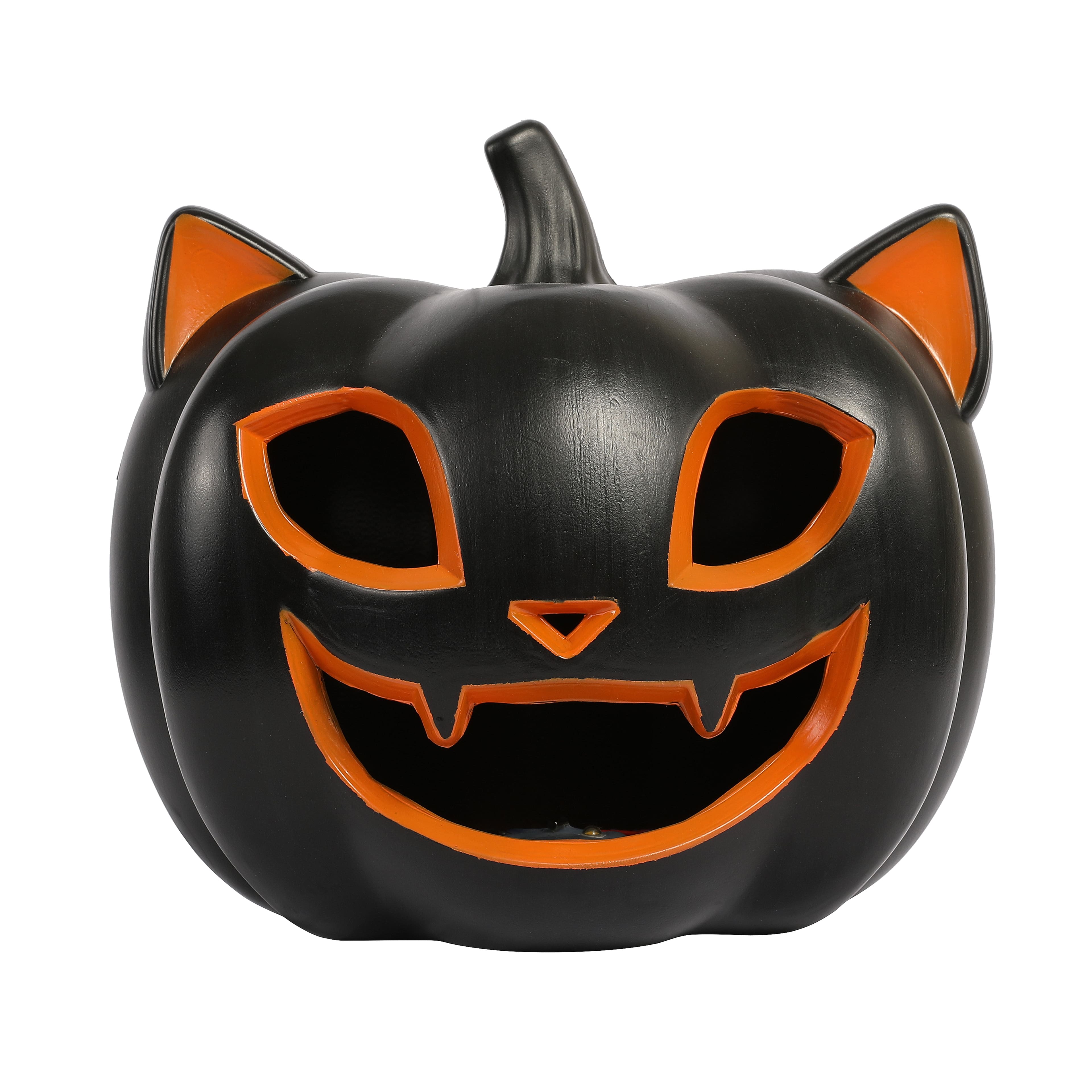 9&#x22; Lighted Cat Pumpkin by Ashland&#xAE;