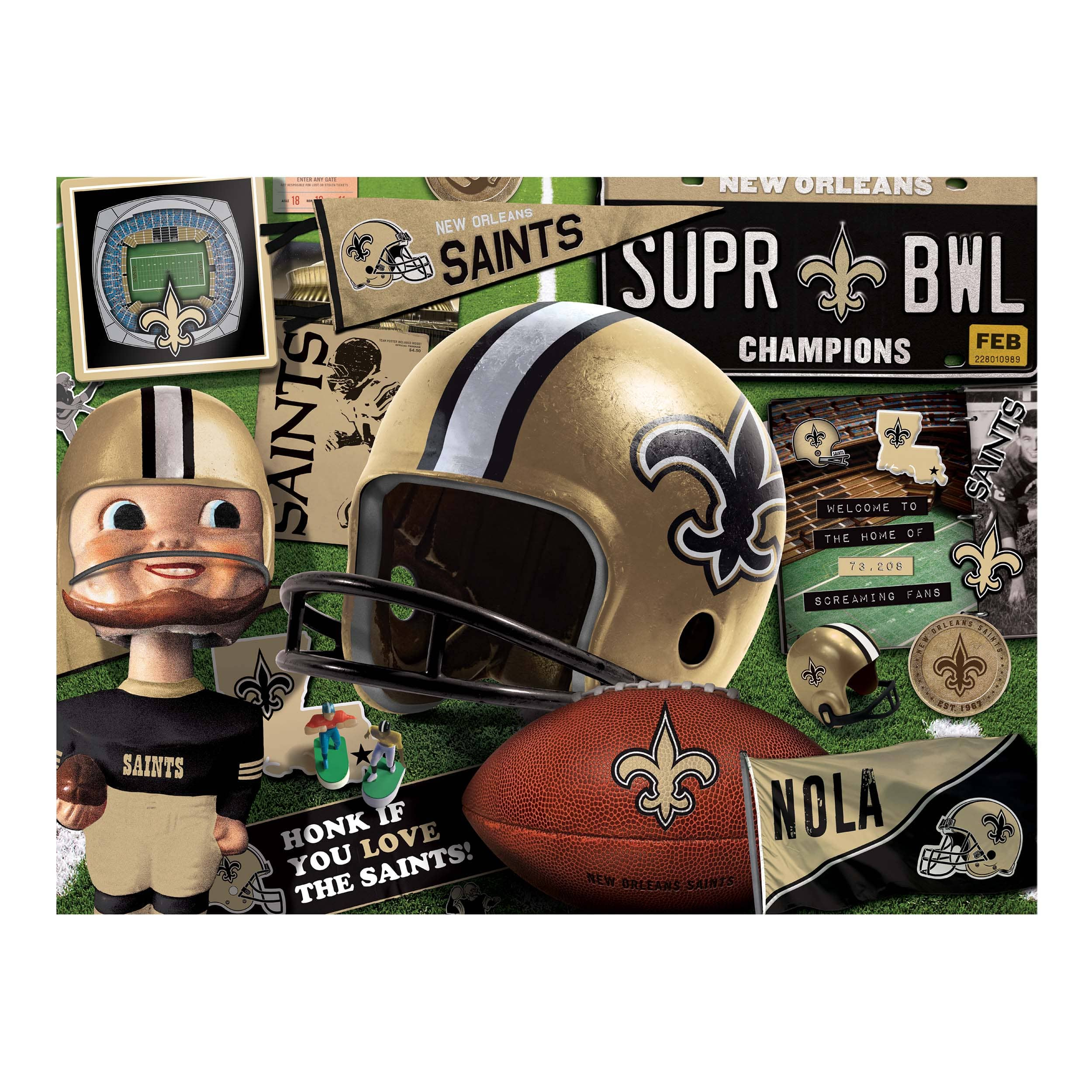 NFL Retro Series 500 Piece Puzzle