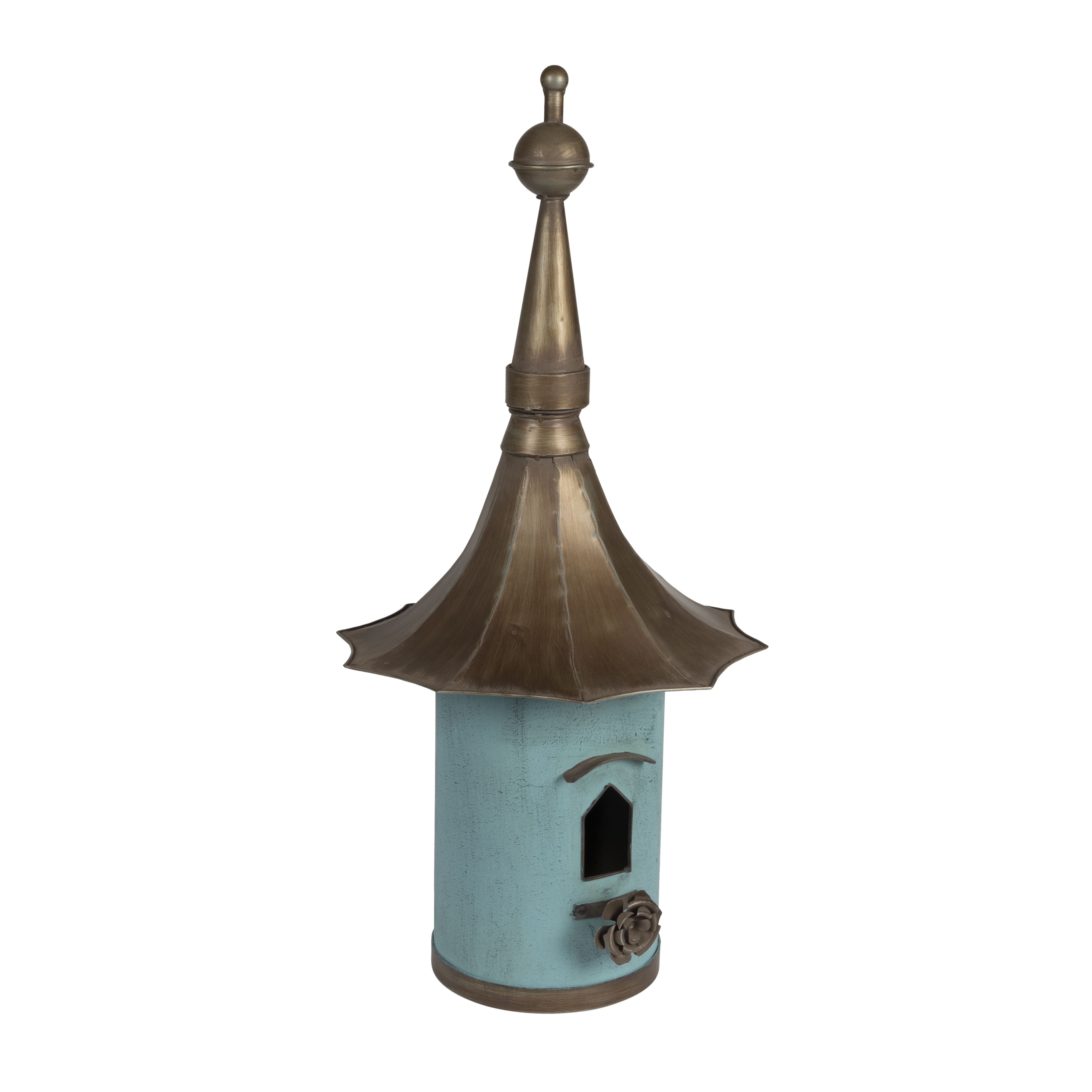 Hello Honey® 34" Decorative Metal Birdhouse