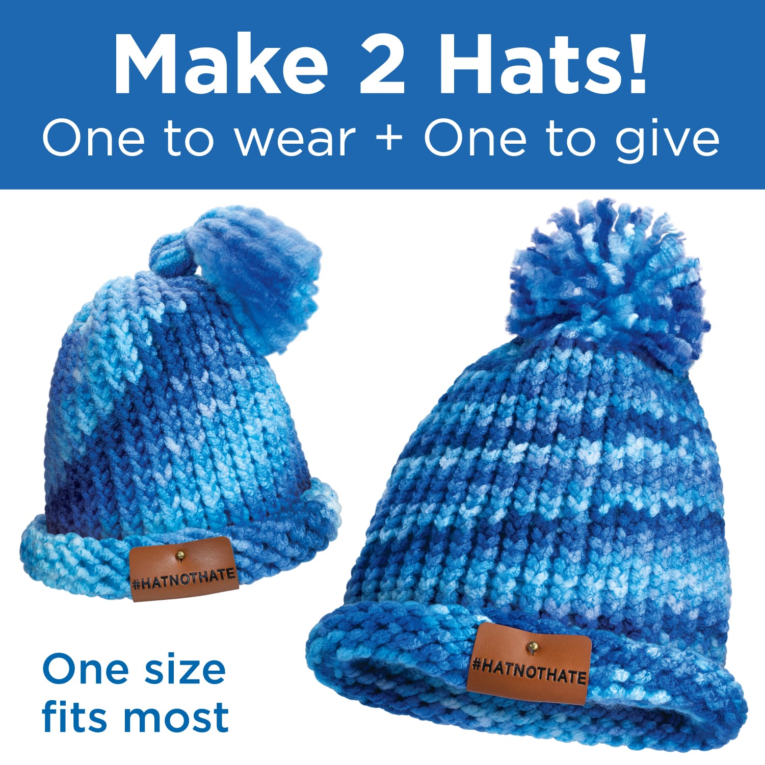 Creativity for Kids&#xAE; Hat Not Hate Quick Knit Loom Kit