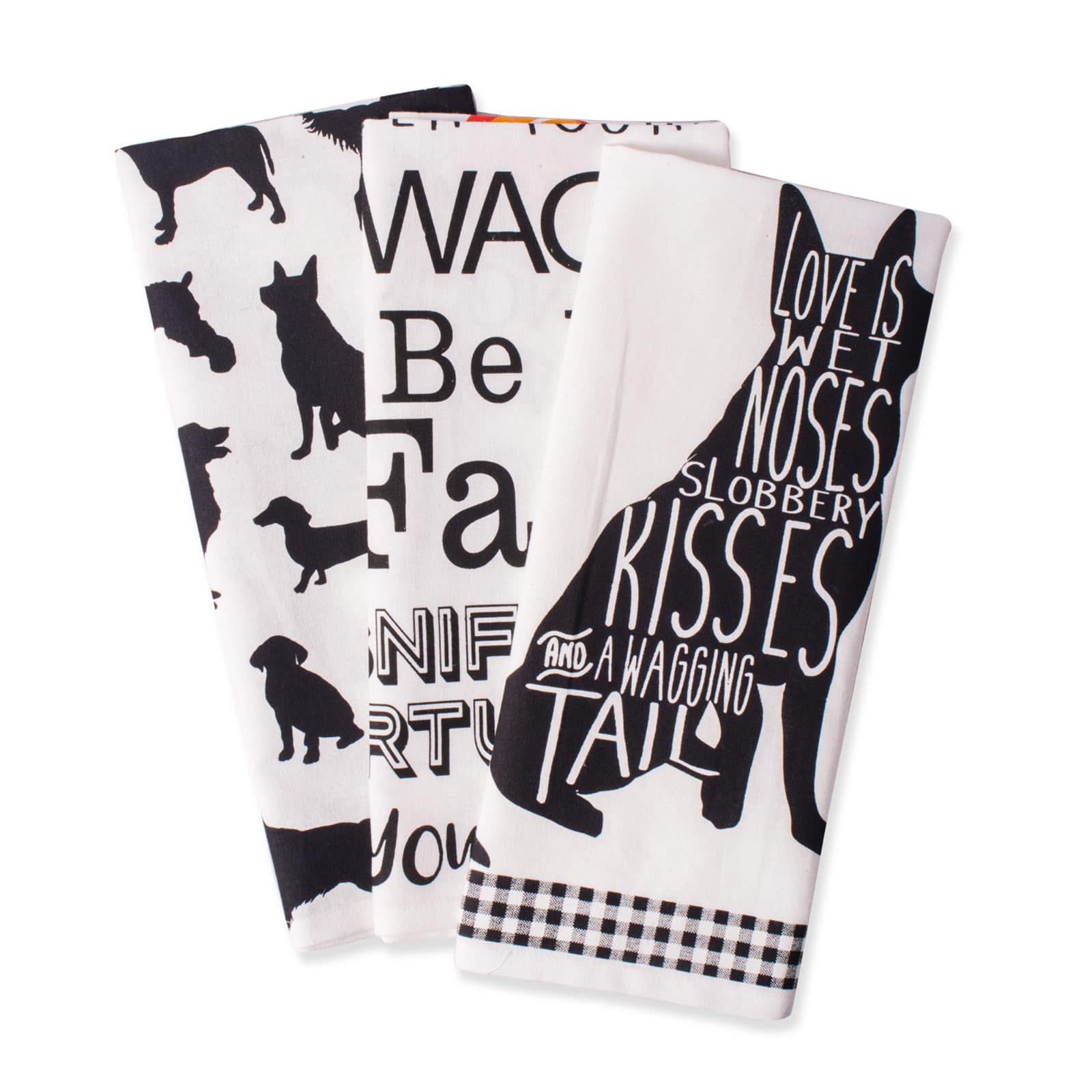 DII® Dog Printed Dishtowel Set