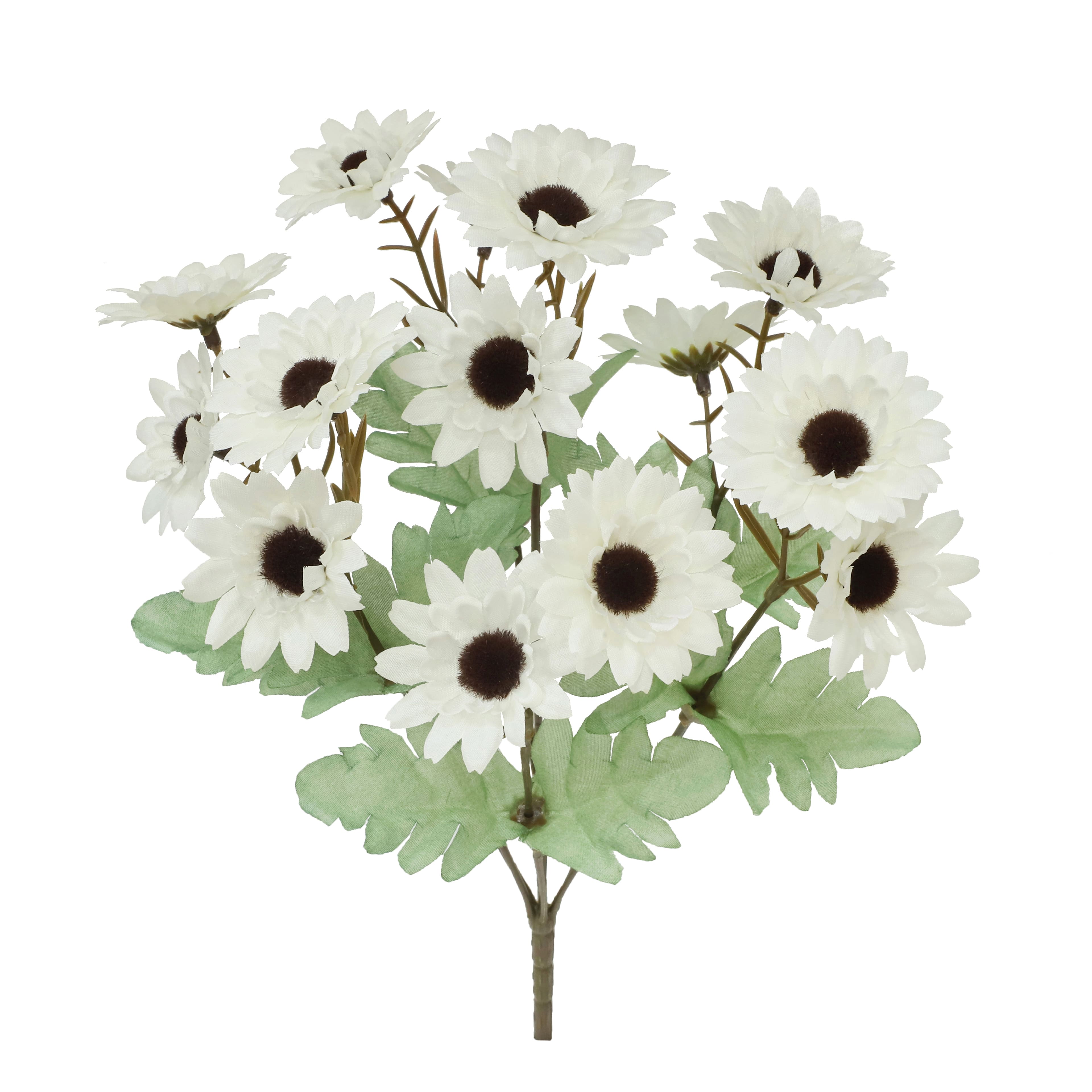13.5&#x22; White &#x26; Cream Daisy Bush by Ashland&#xAE;