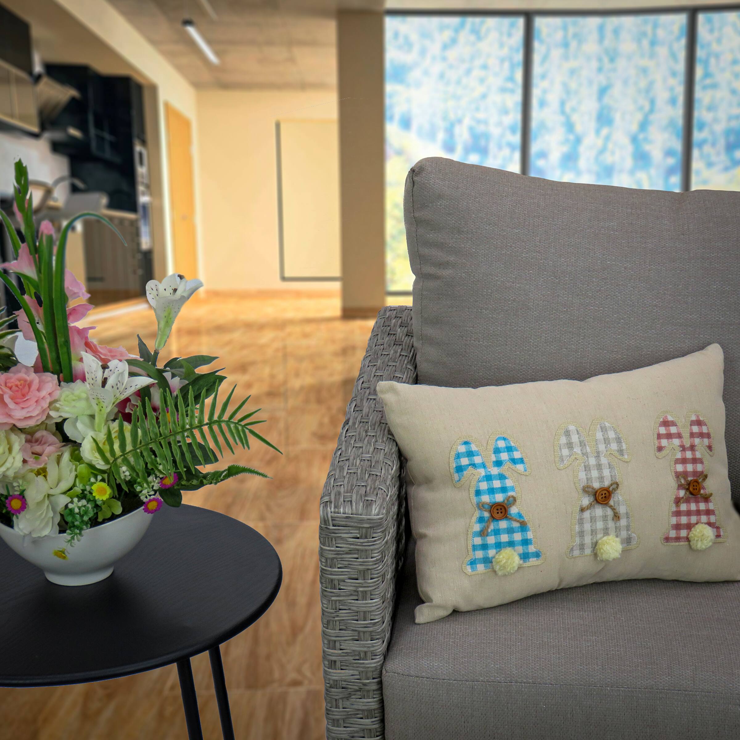 Easter Eggs Pillow, Happy Easter Pillow | Zazzle