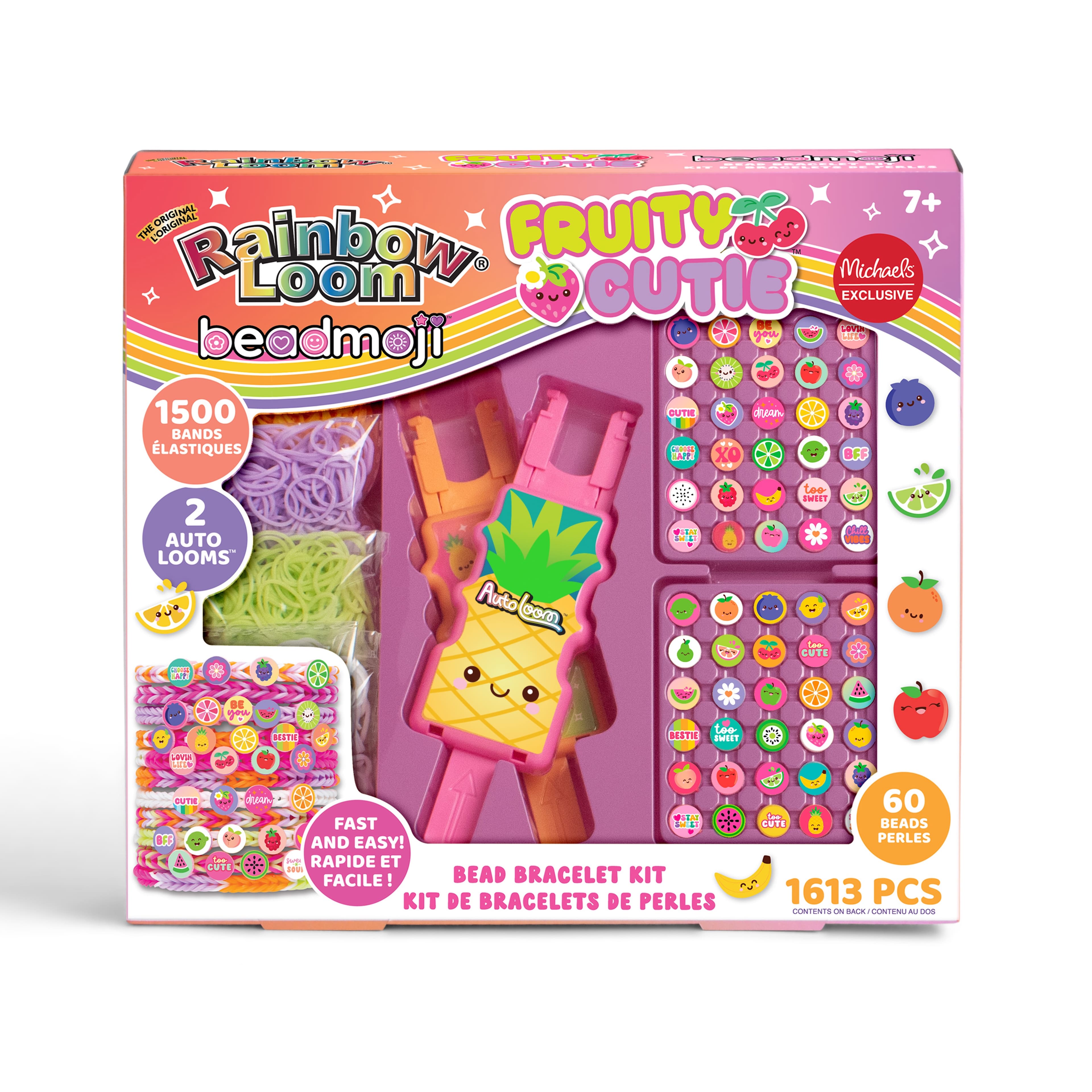Rainbow Loom&#xAE; Beadmoji&#x2122; Fruity Cutie&#x2122; Bead Bracelet Kit