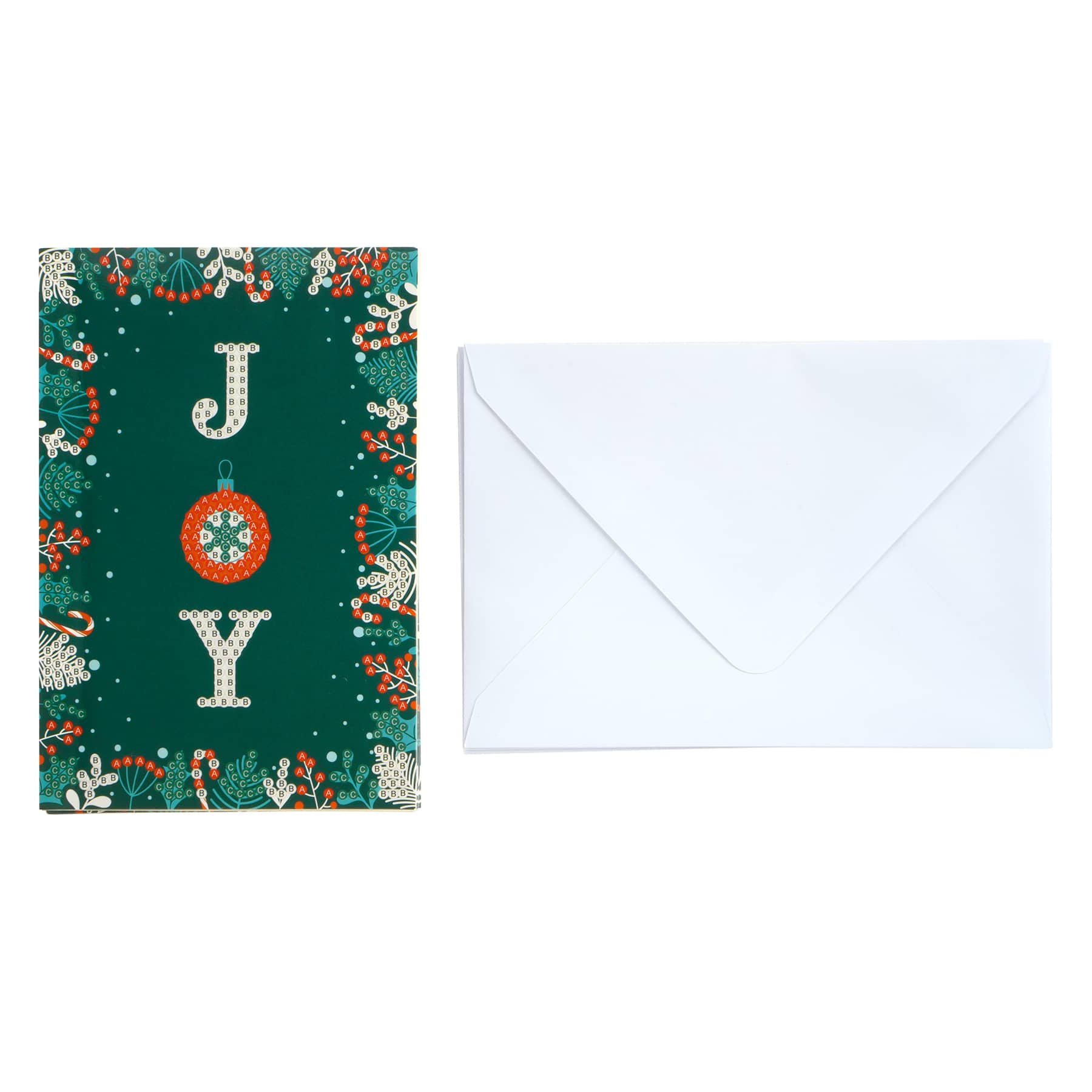 4&#x22; x 6&#x22; Joy Christmas Cards Diamond Art Kit by Make Market&#xAE;