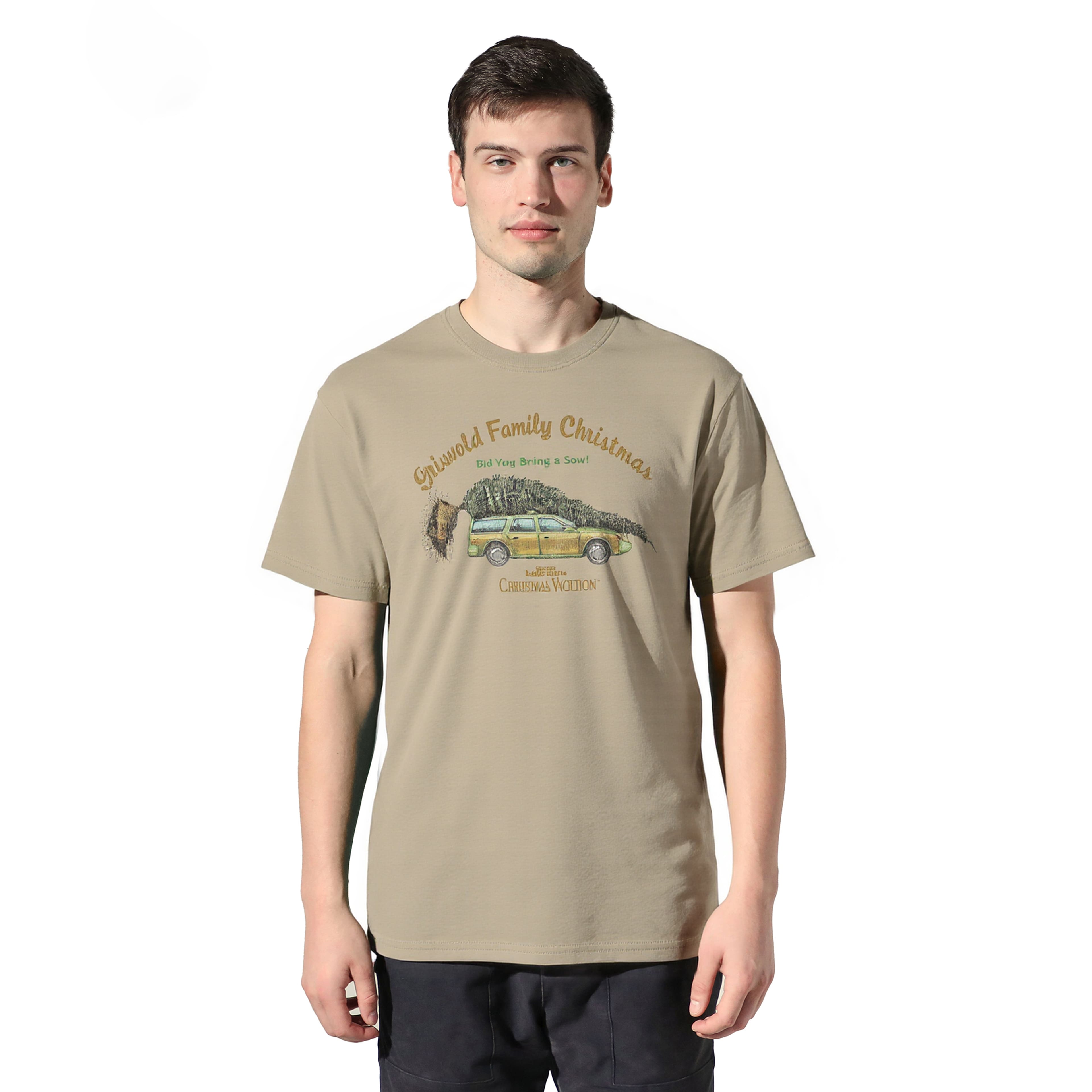 Christmas Vacation™ Griswold Family Christmas Tan Adult Crew Neck T-Shirt