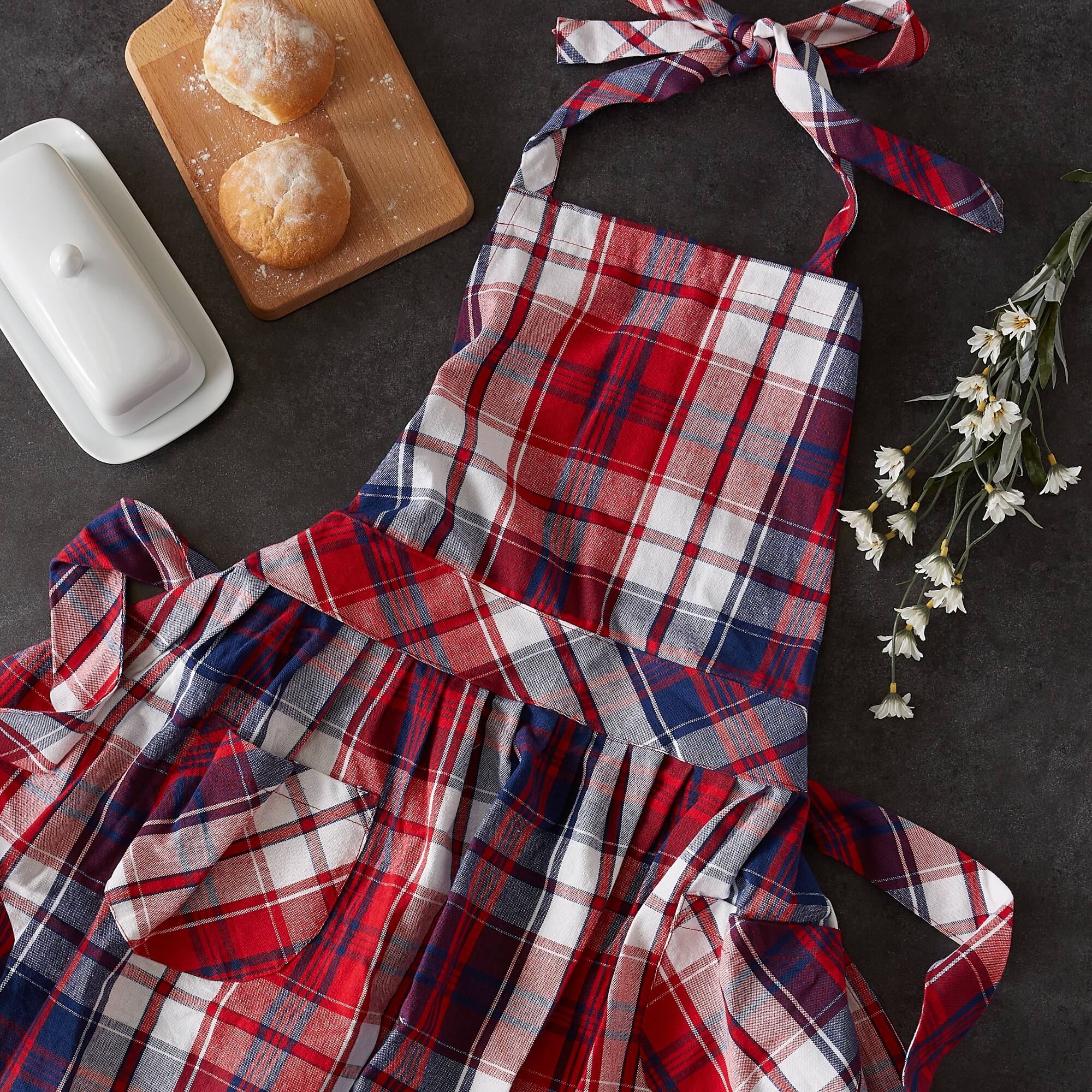 DII&#xAE; Americana Plaid Apron