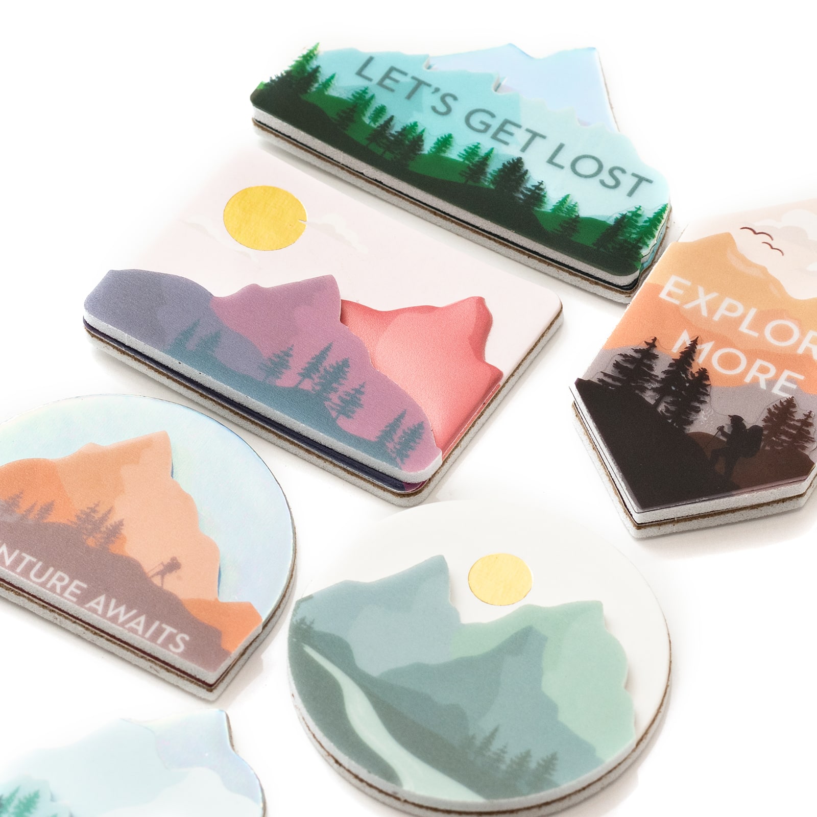 12 Pack: Scenic Mountain Stickers by Recollections&#x2122;