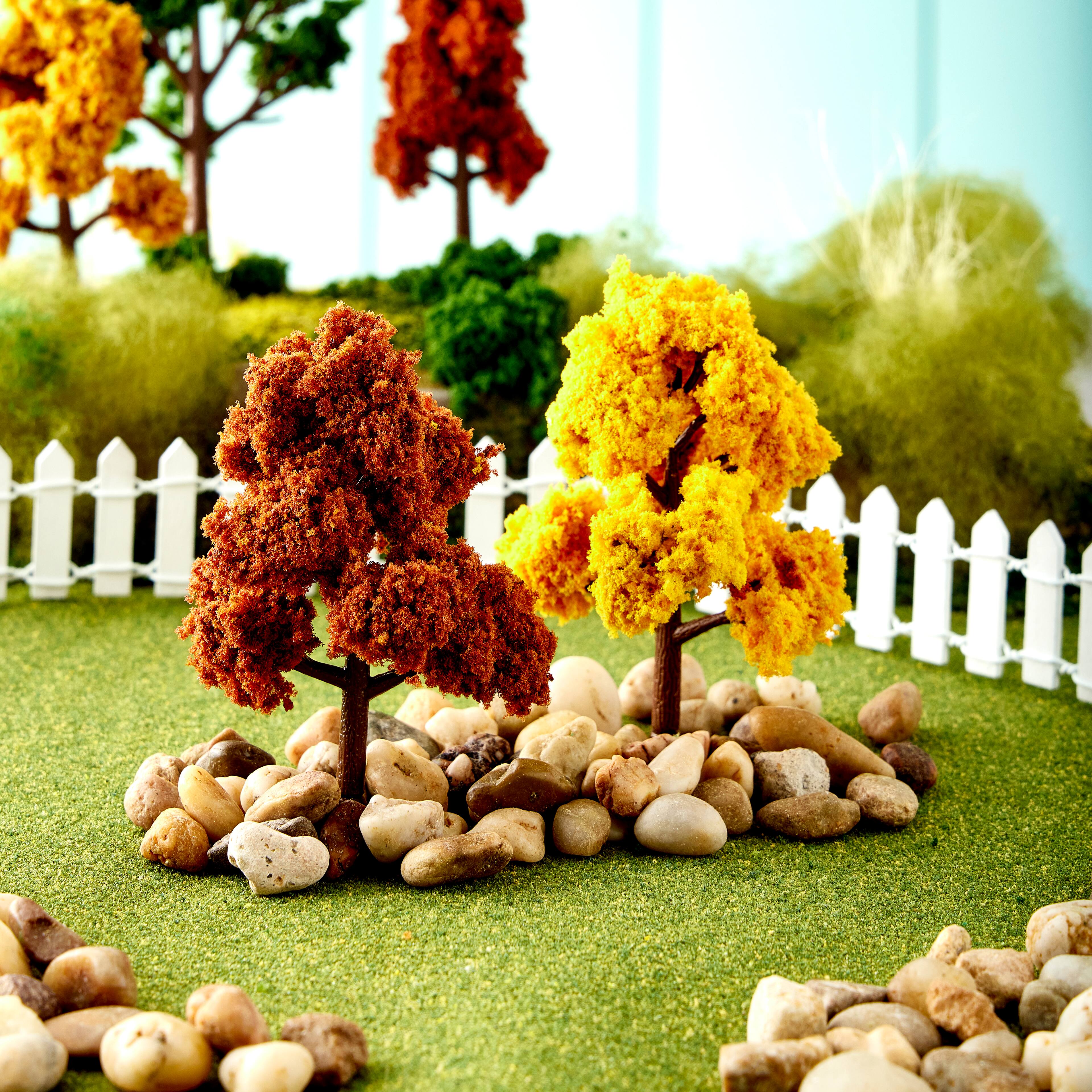 12 Packs: 4 ct. (48 total) Mini Autumn Trees by Make Market&#xAE;