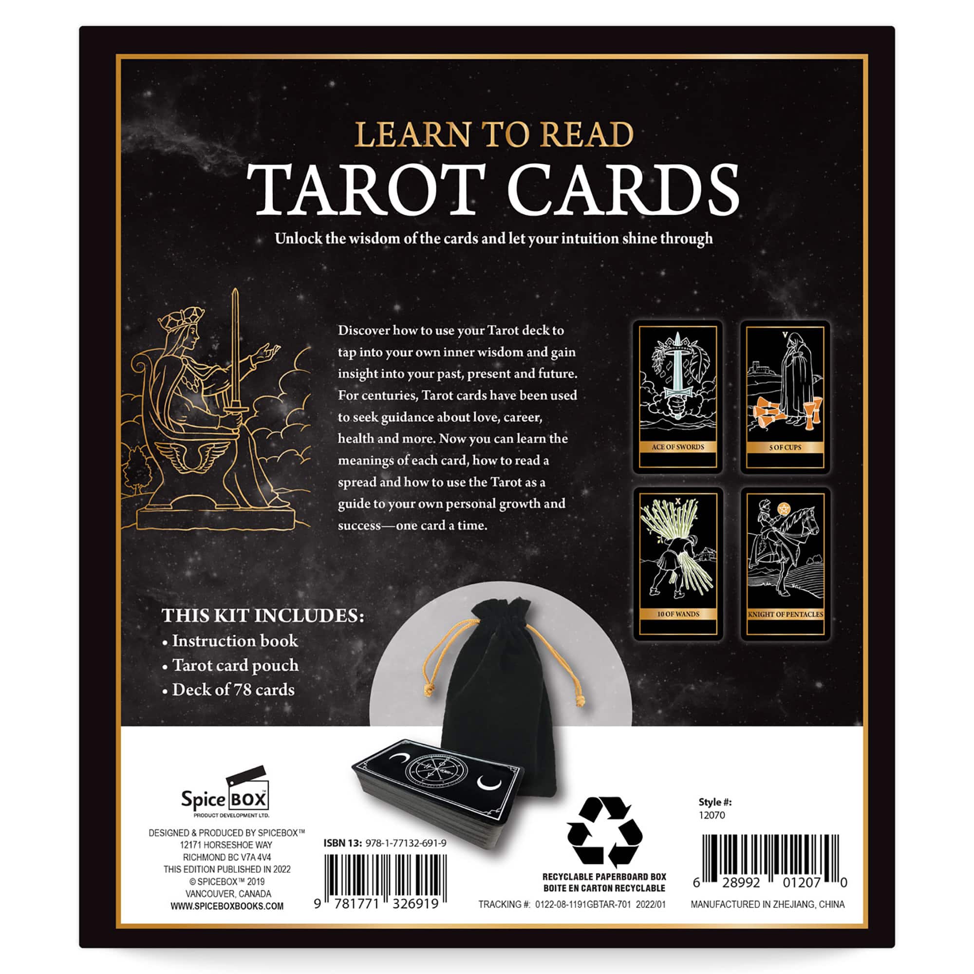 SpiceBox Tarot Cards Gift Box Set