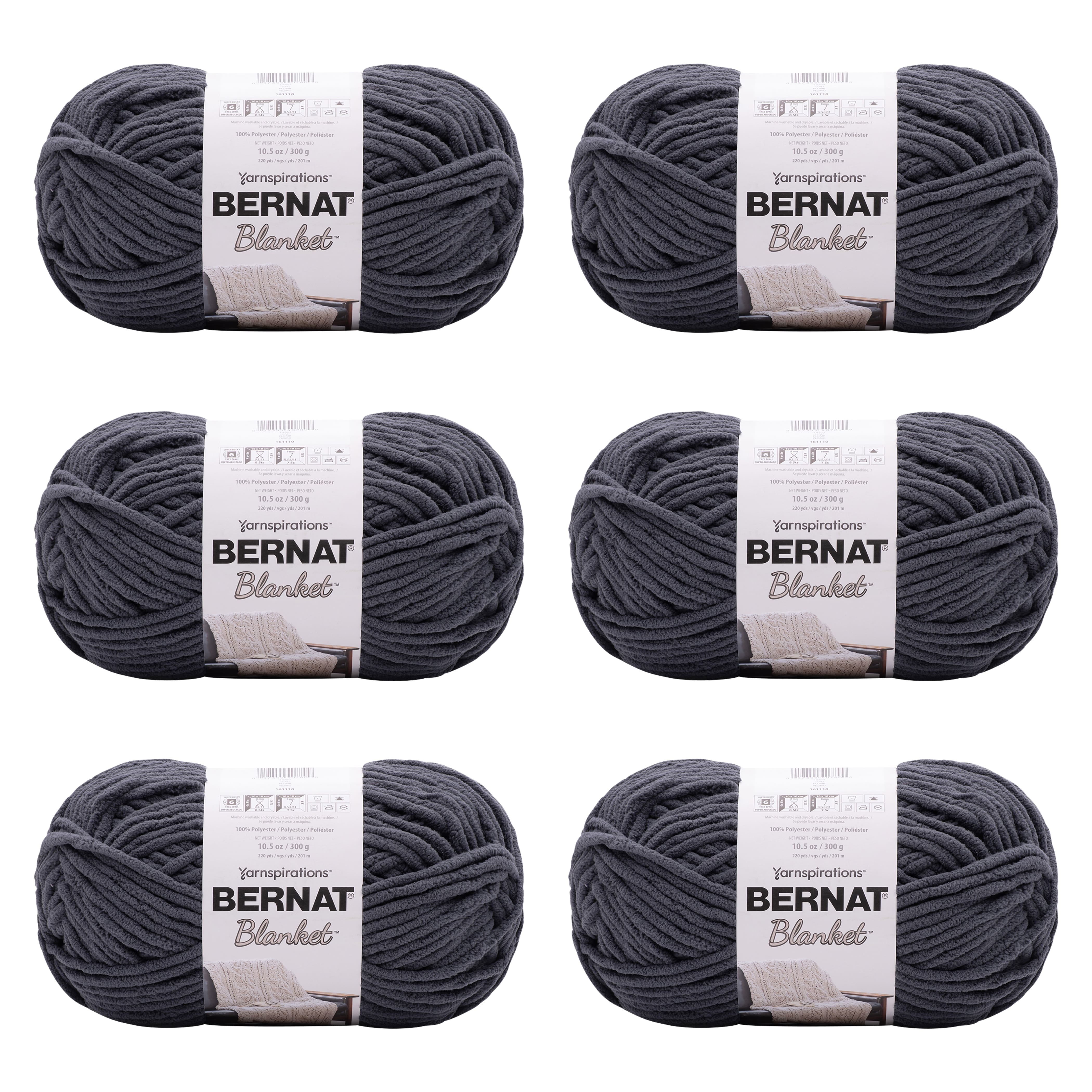 6 Pack: Bernat&#xAE; Blanket&#x2122; Yarn