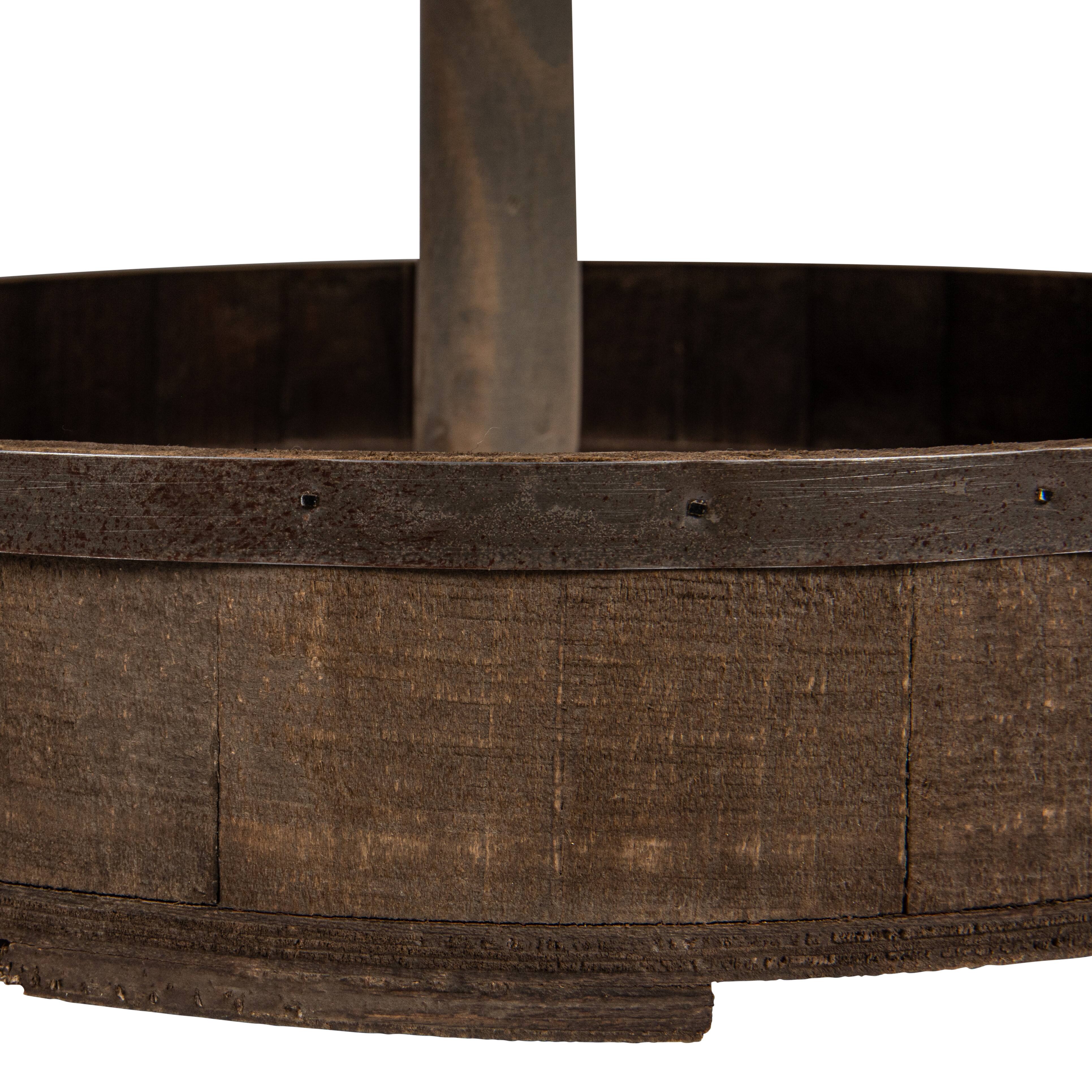 Hello Honey® 27.5" Decorative Wood & Tin 3 Tier Tray