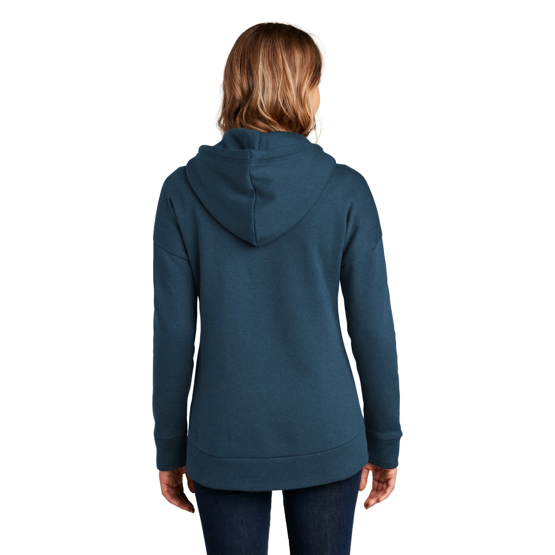 District® Perfect Weight® Women's Fleece Drop Shoulder Full-Zip Hoodie