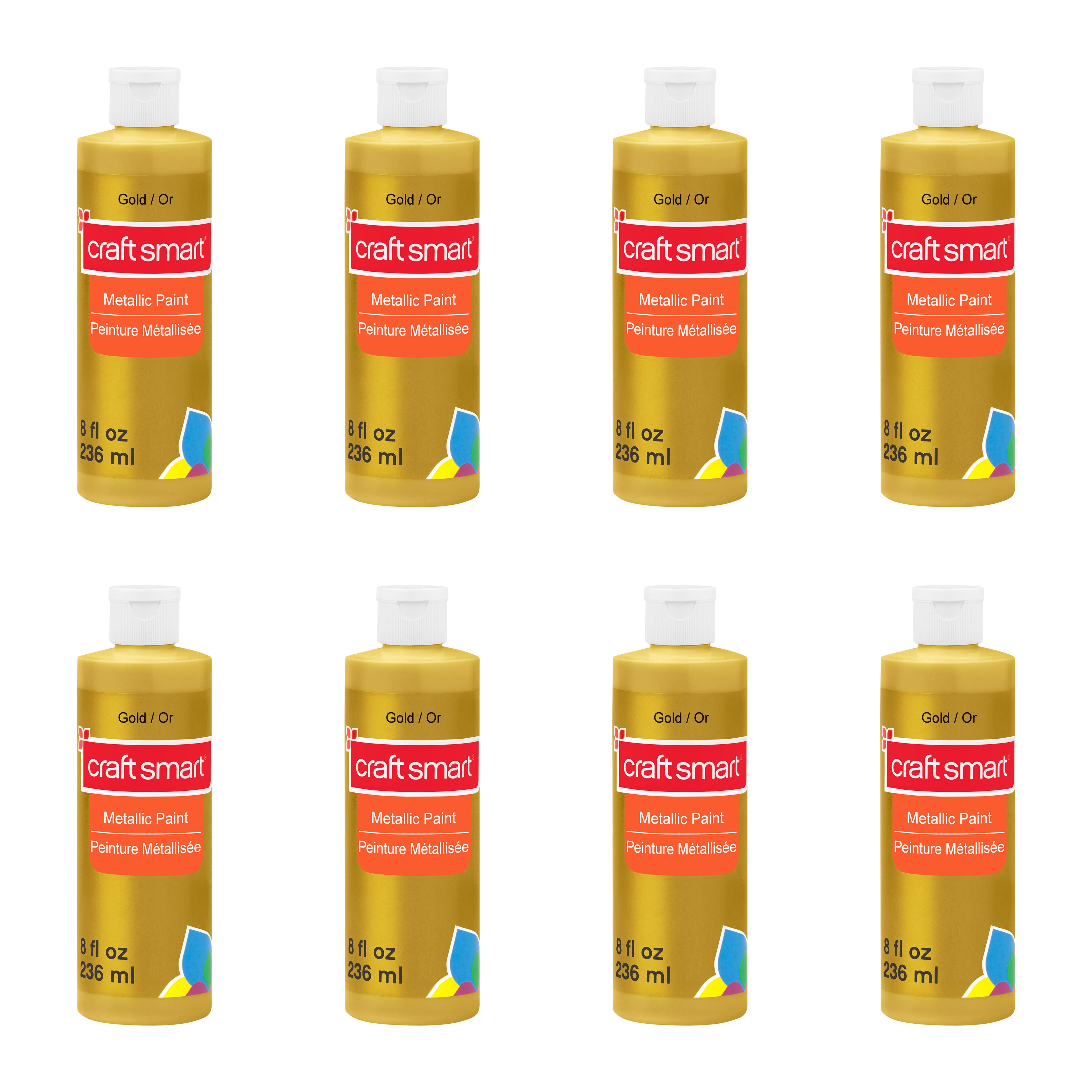 8 Pack: 8oz. Acrylic Paint by Craft Smart&#xAE;