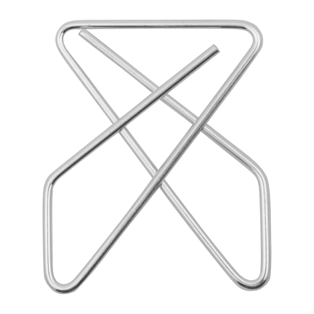 JAM Paper Silver Butterfly Clips, 2 Packs of 20